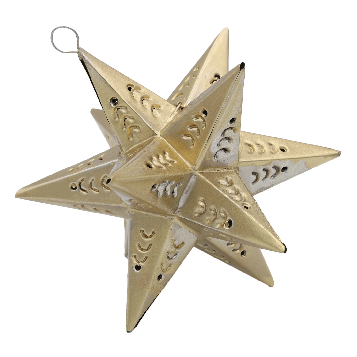 12-Point Tin Art Star Ornament - Image 10