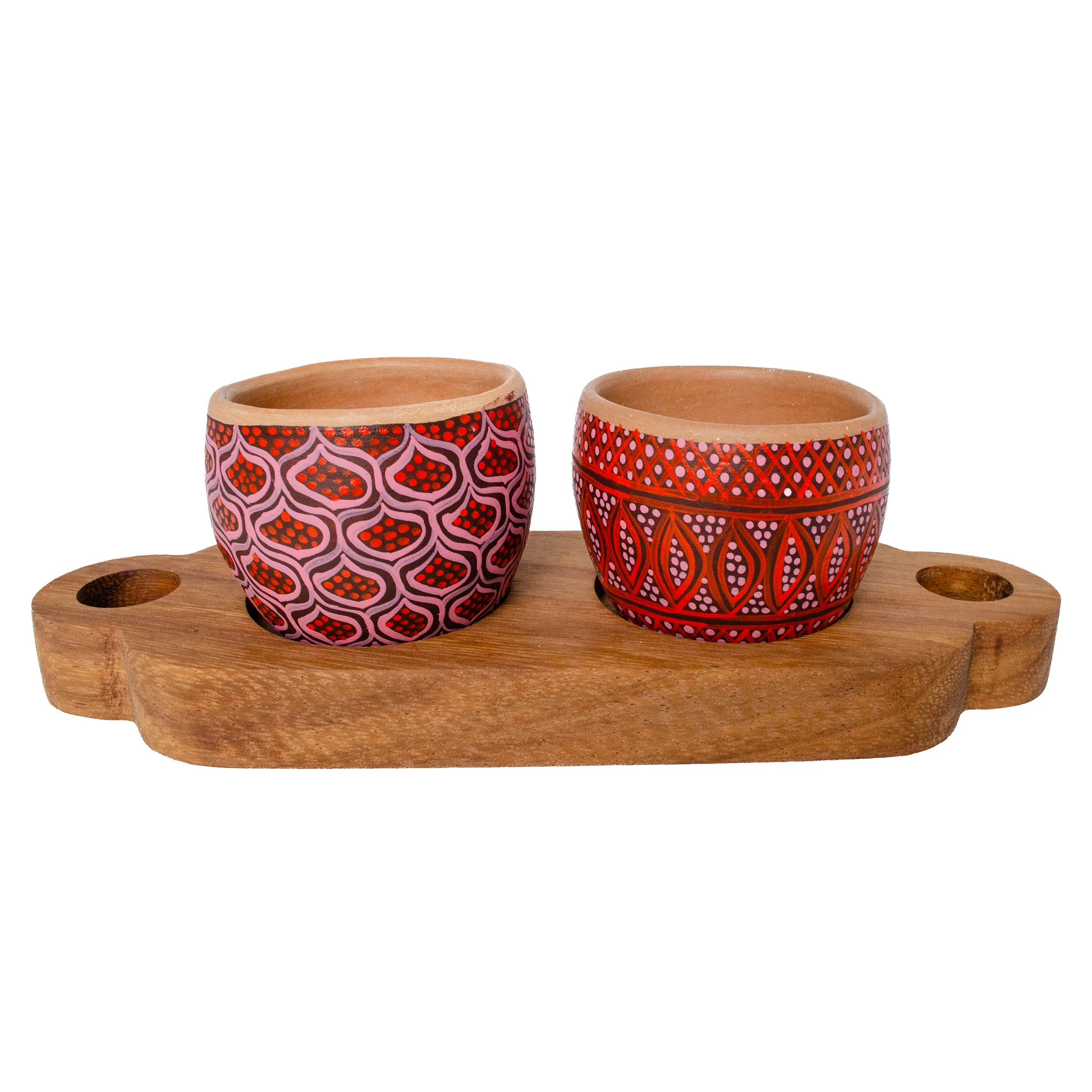 3 Piece Entertaining Serving Set with Parota Tray - Image 12