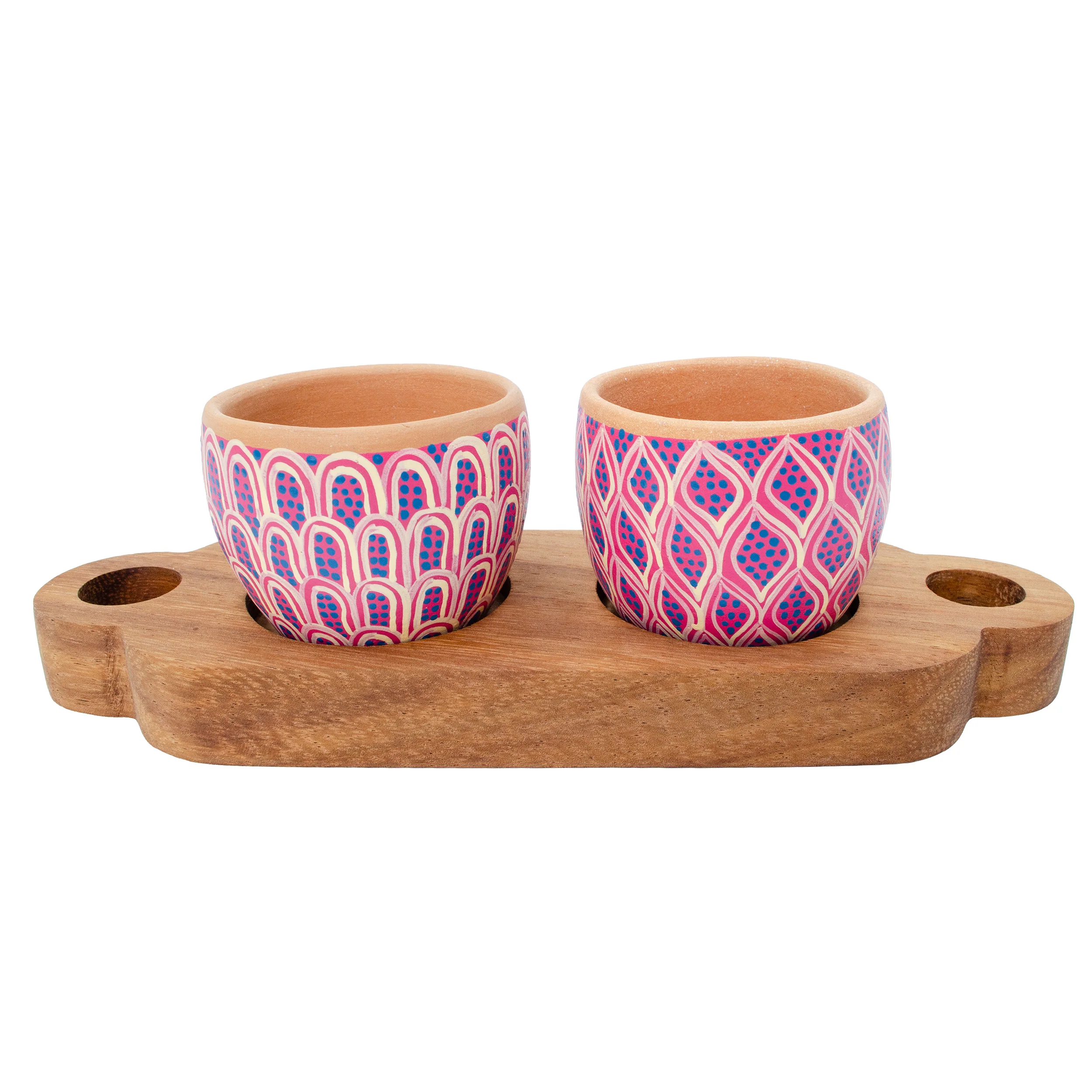 3 Piece Entertaining Serving Set with Parota Tray - Image 14