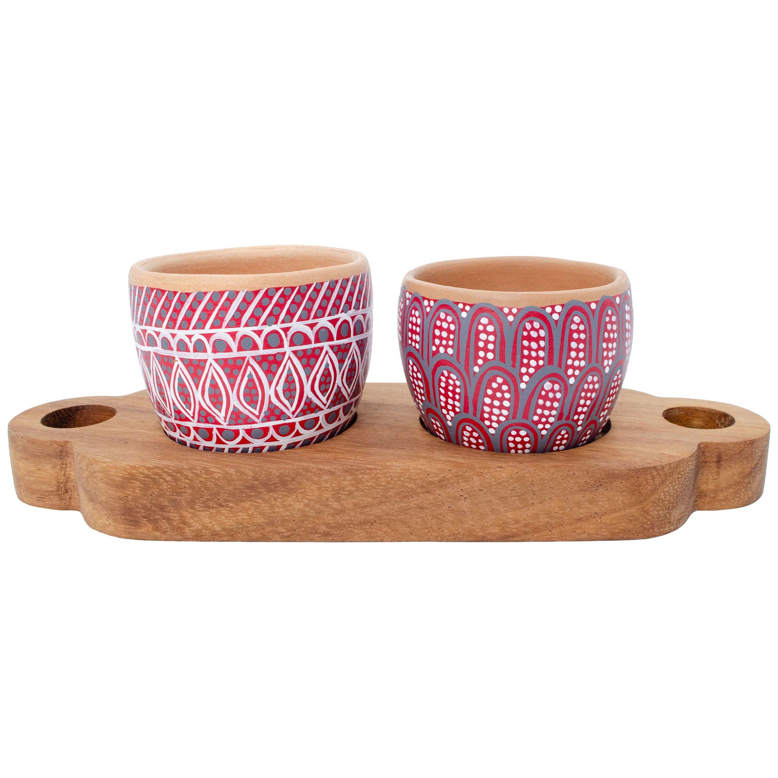 3 Piece Entertaining Serving Set with Parota Tray - Image 17