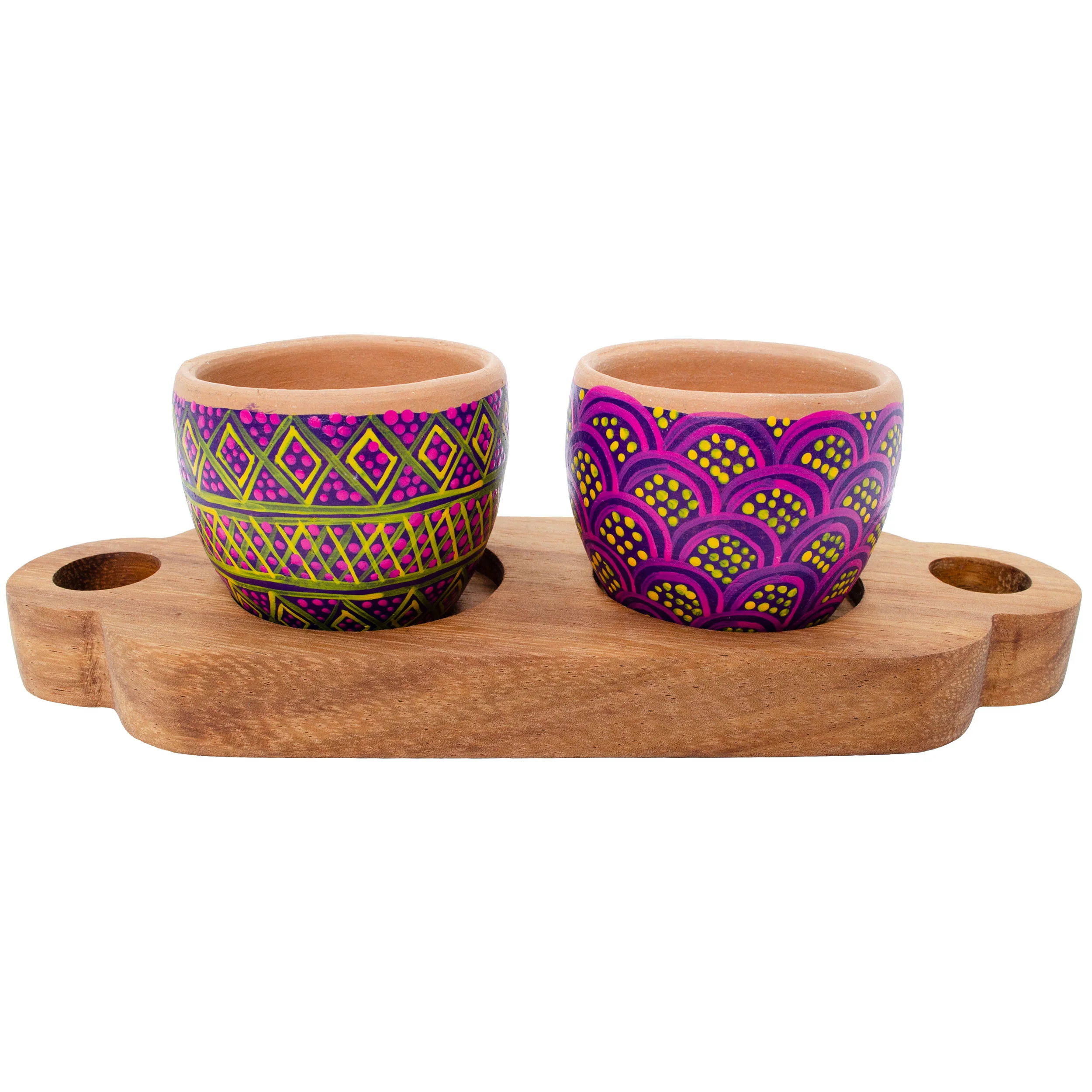3 Piece Entertaining Serving Set with Parota Tray - Image 24