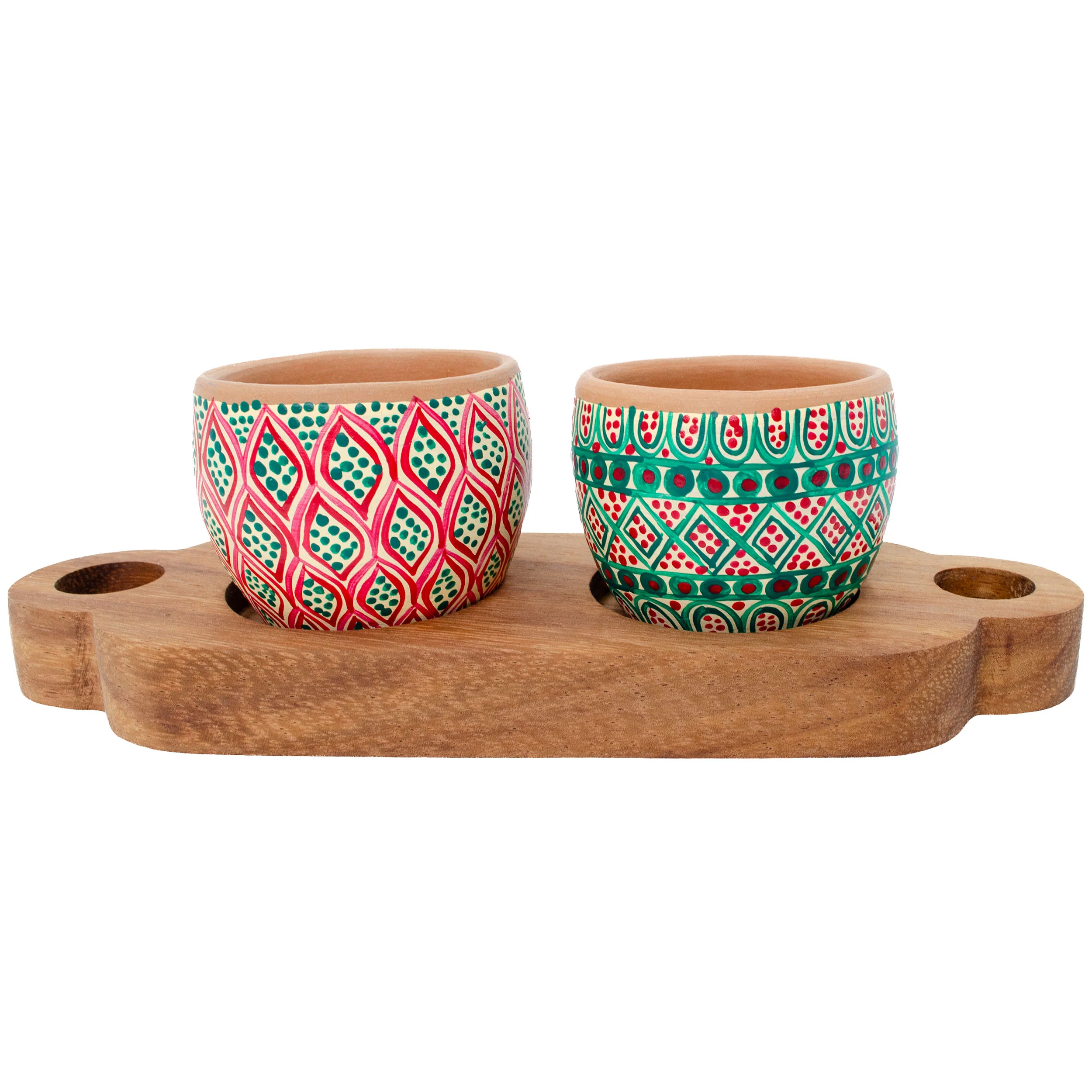3 Piece Entertaining Serving Set with Parota Tray - Image 25