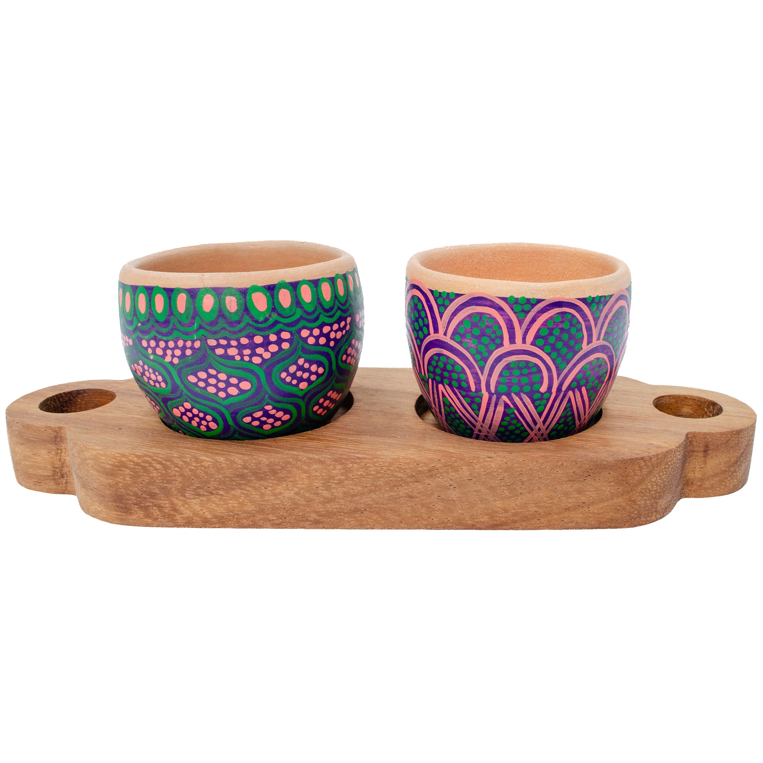 3 Piece Entertaining Serving Set with Parota Tray - Image 26