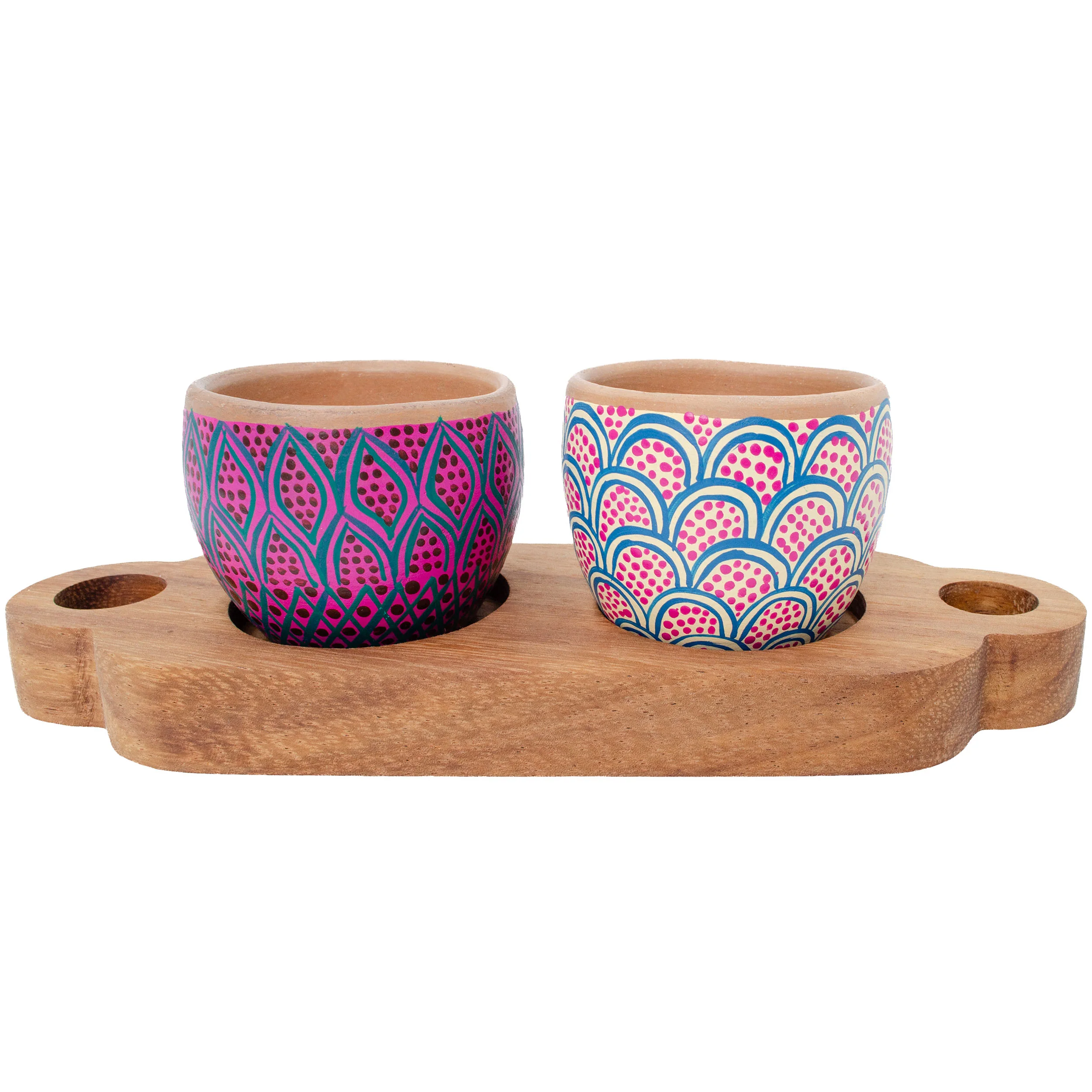 3 Piece Entertaining Serving Set with Parota Tray - Image 28