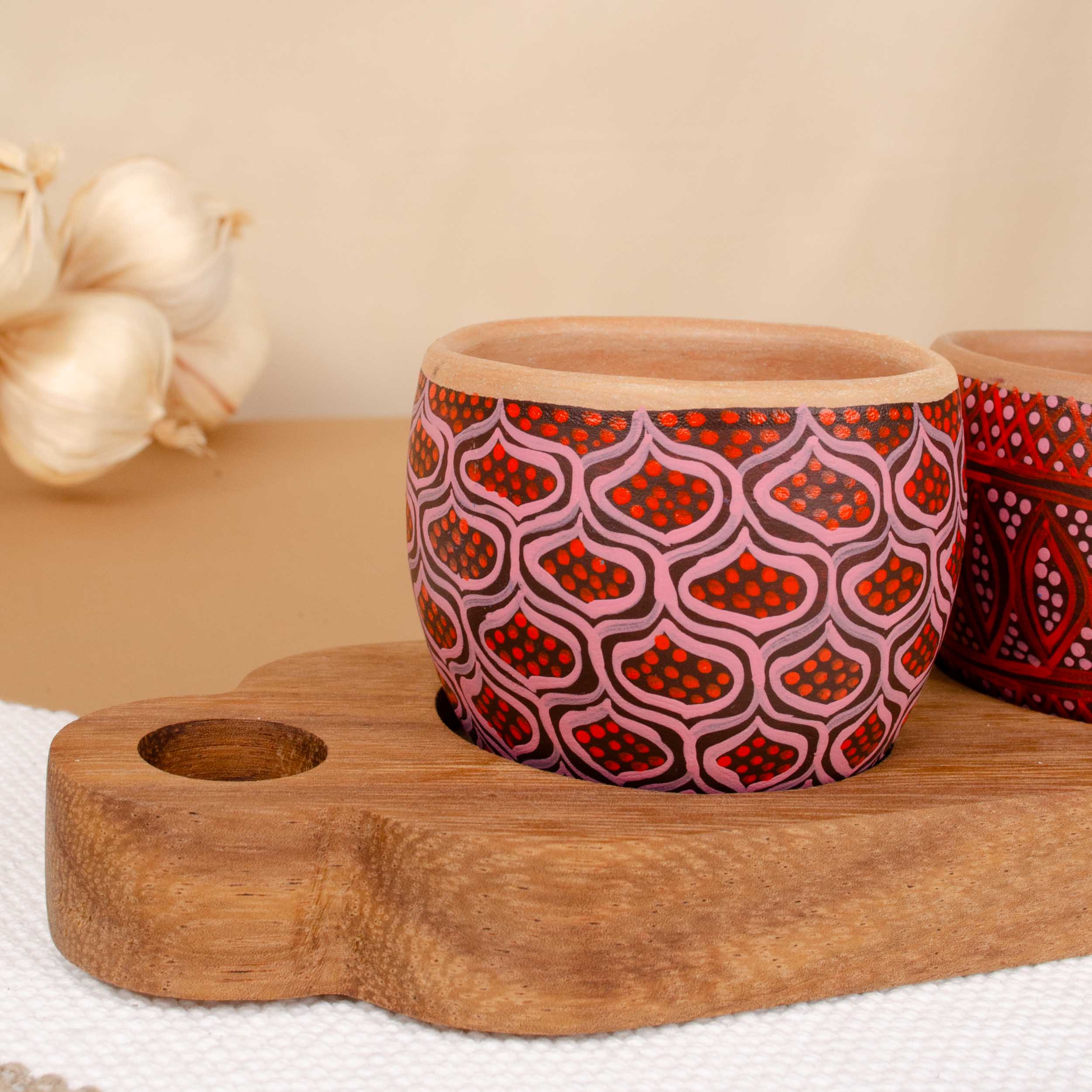 3 Piece Entertaining Serving Set with Parota Tray - Image 7