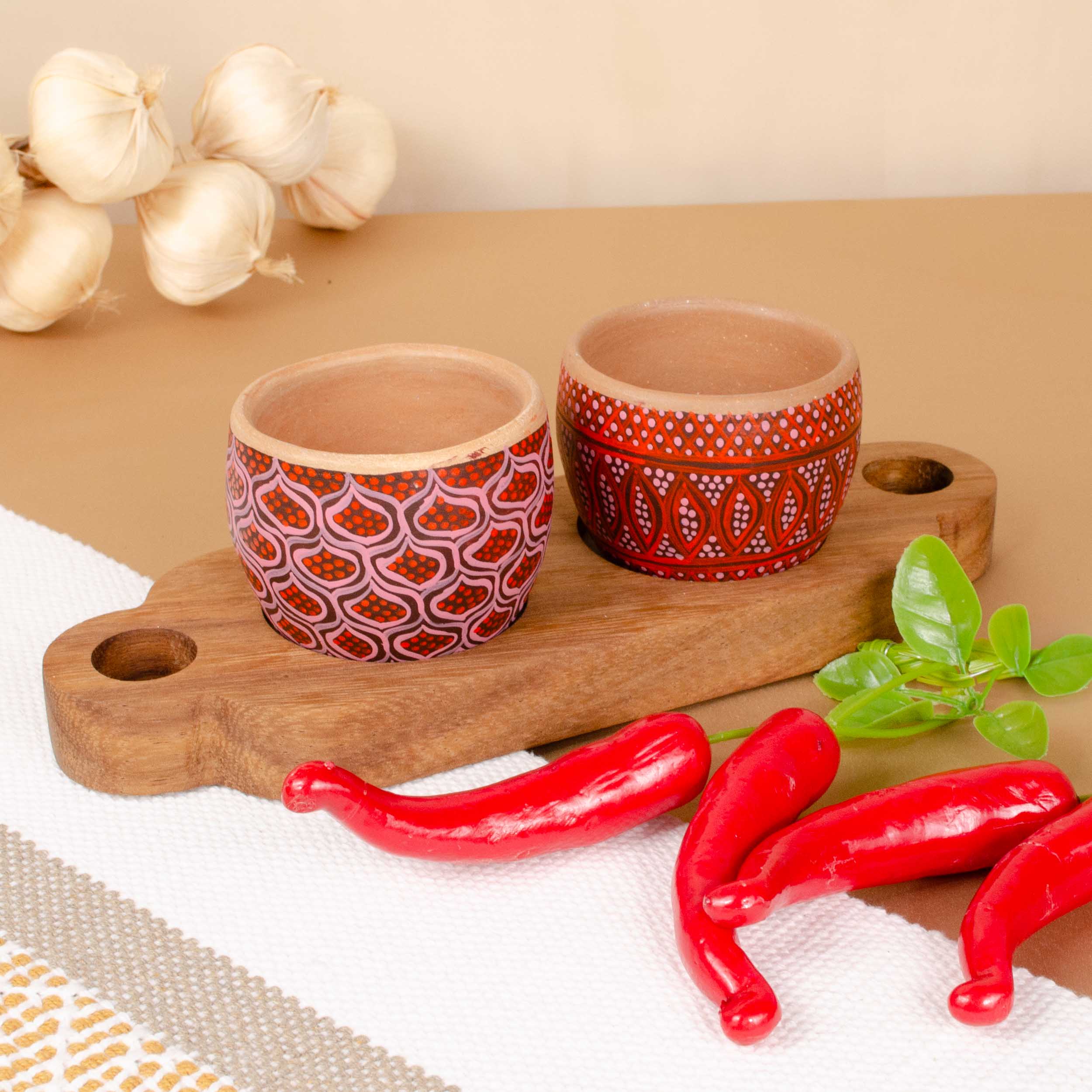 3 Piece Entertaining Serving Set with Parota Tray - Image 8