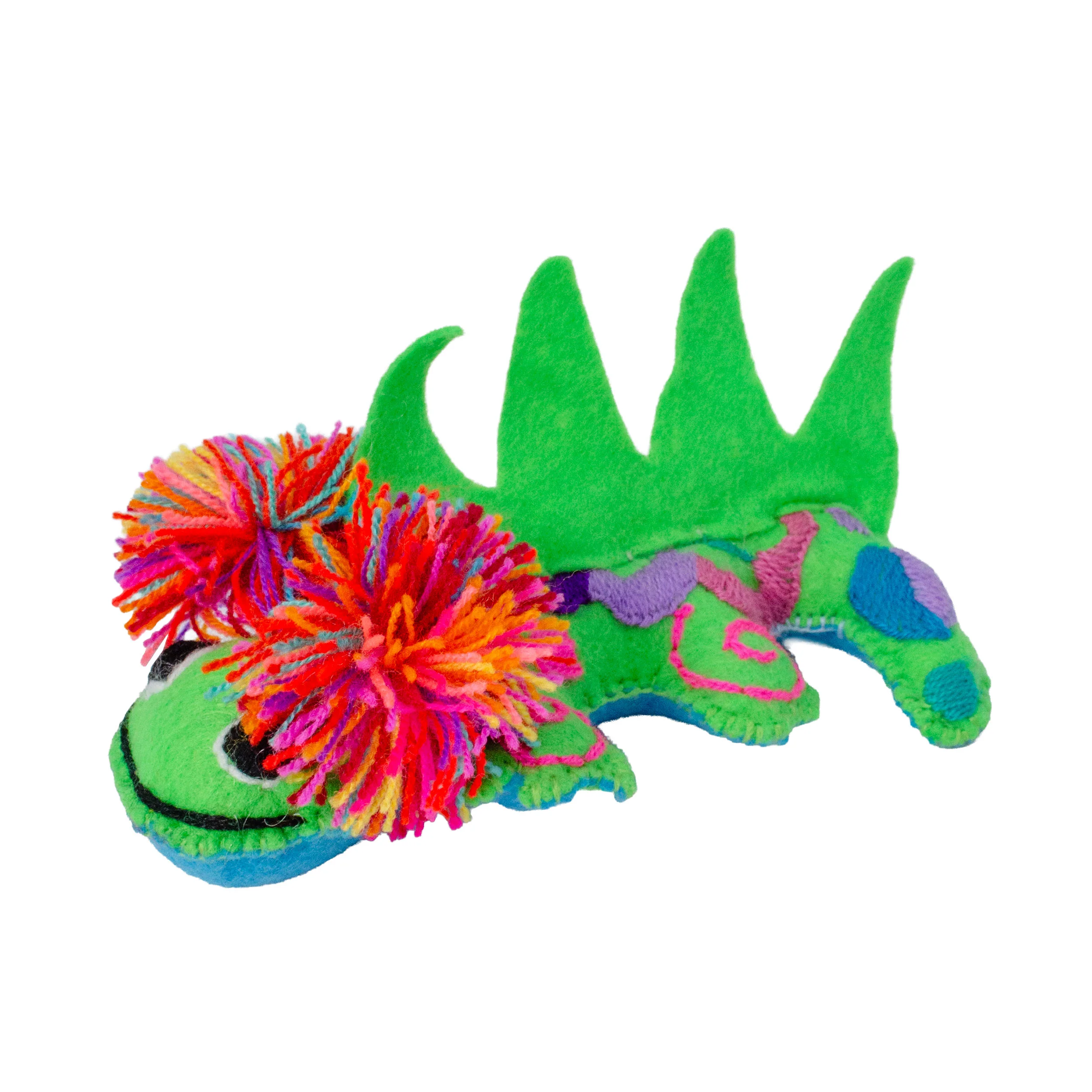 Axolotl Hand-Embroidered Stuffed Animal - Image 18