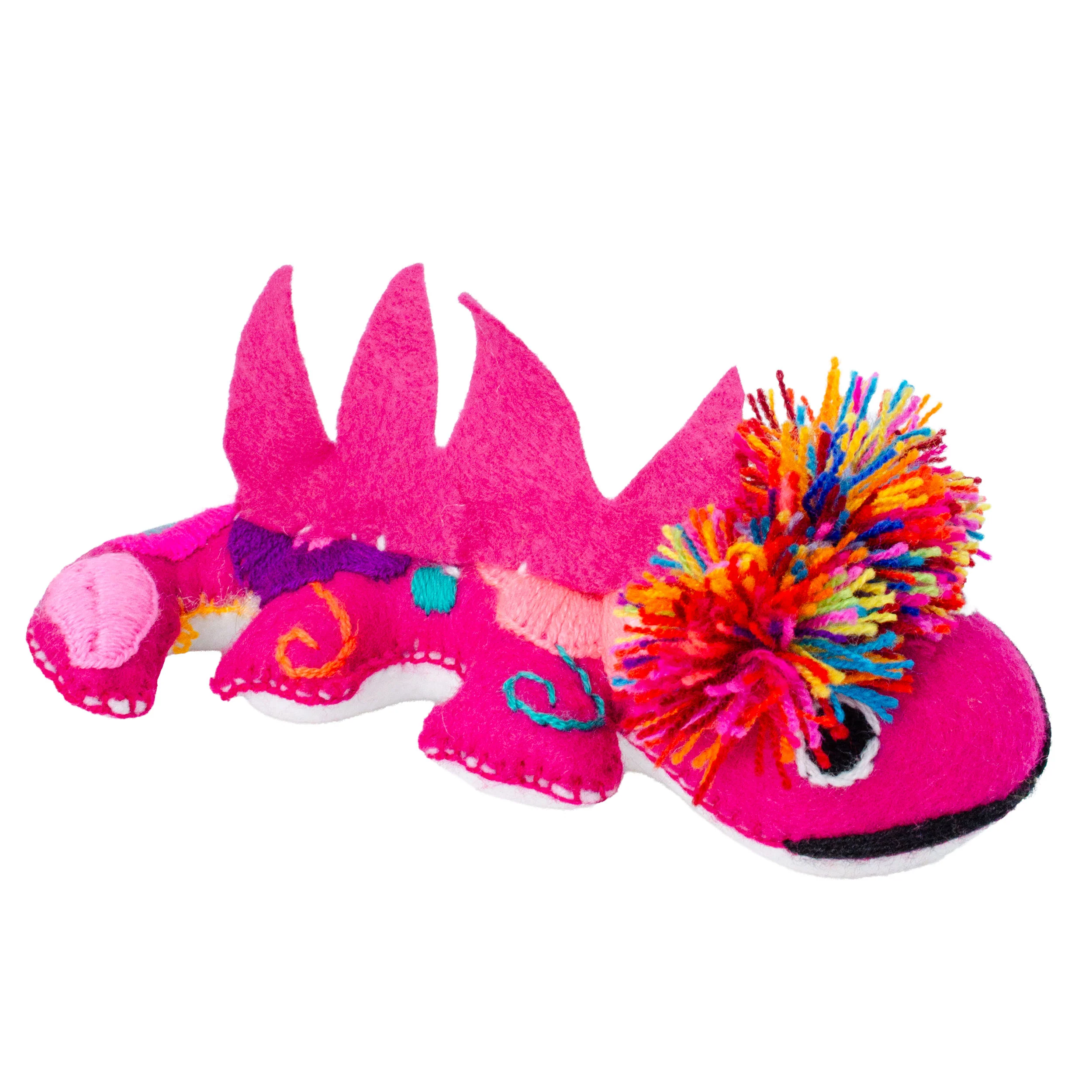 Axolotl Hand-Embroidered Stuffed Animal - Image 22