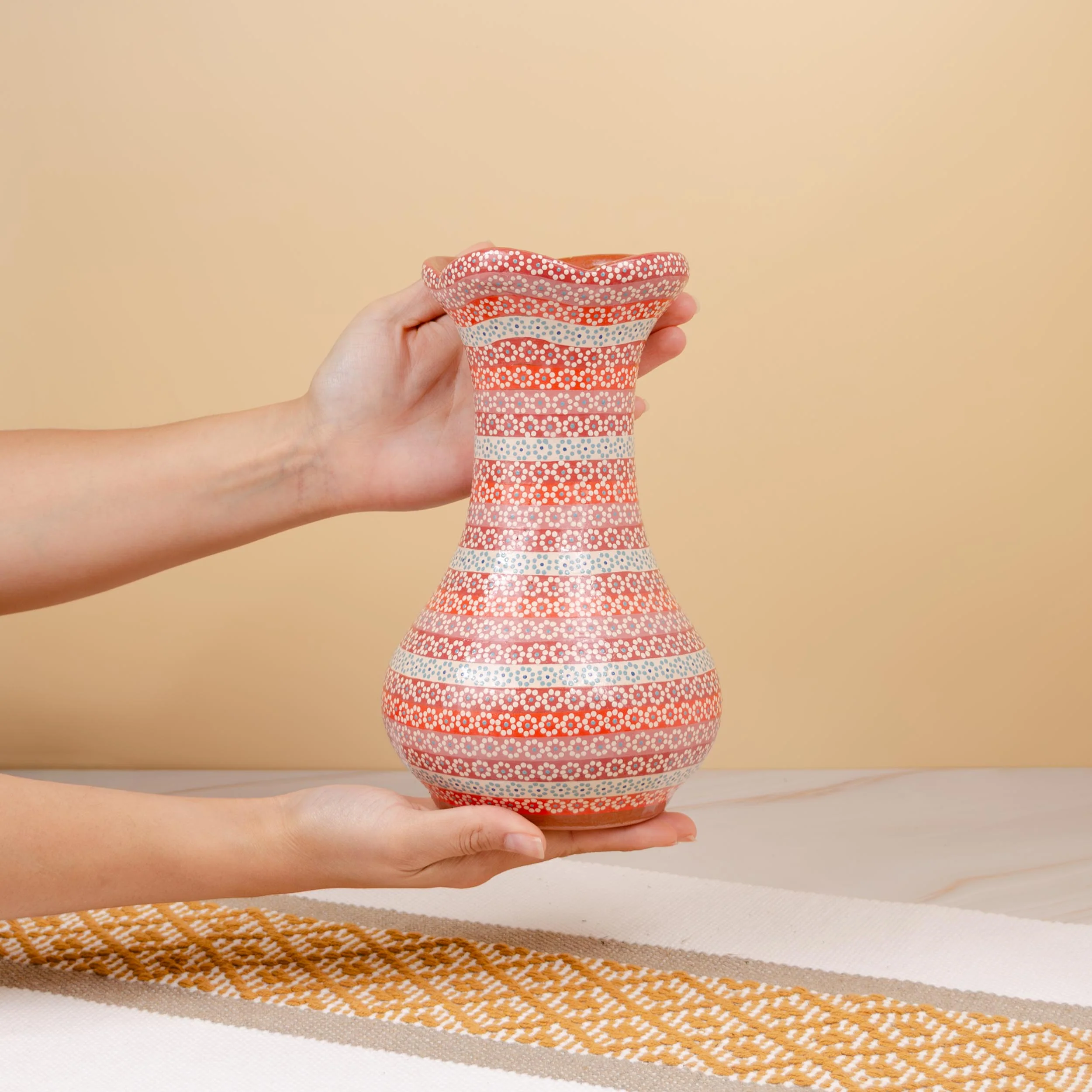 Capula Floral Opening Short Vase - Image 2