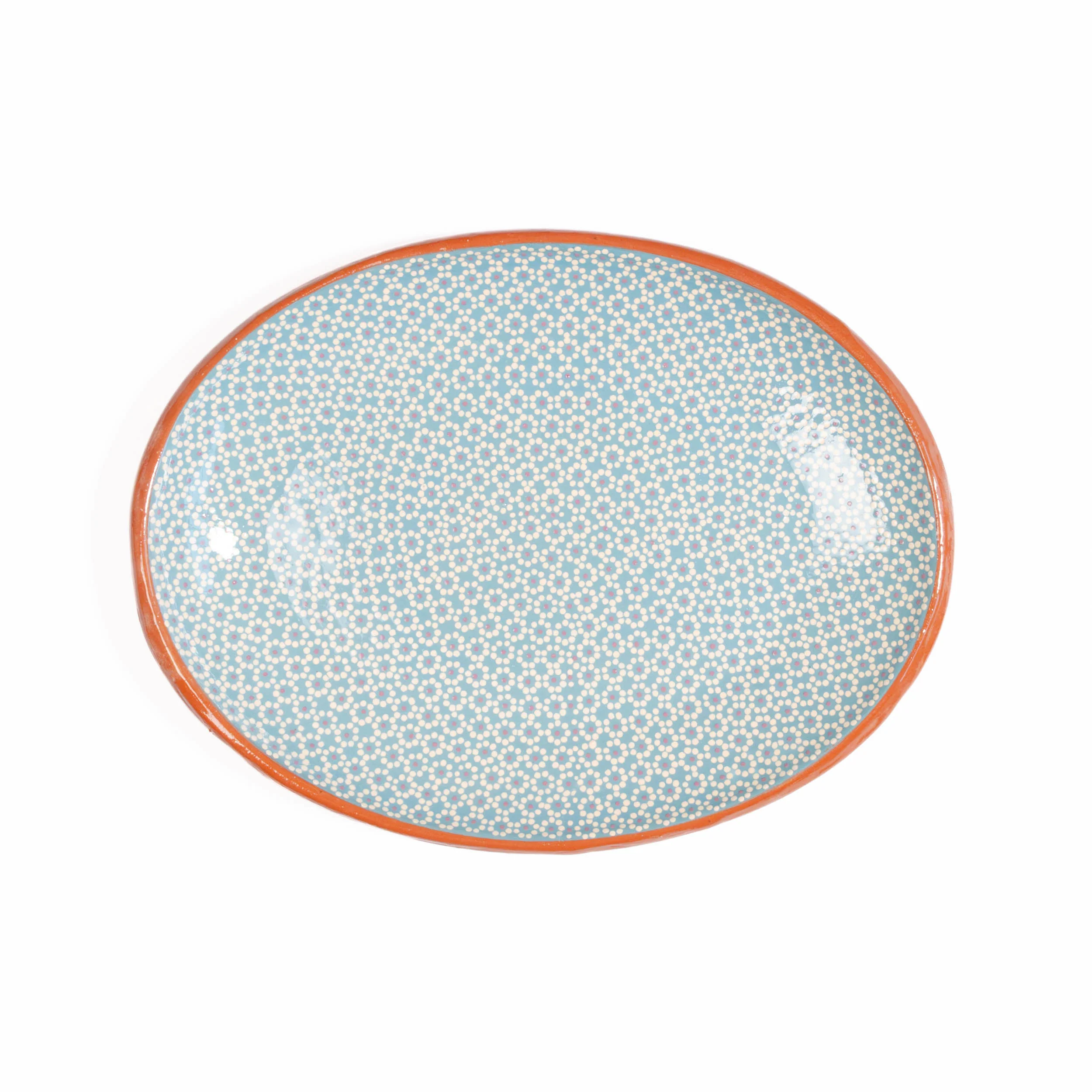 Capula Hand-Painted Clay Serving Platter - Image 10