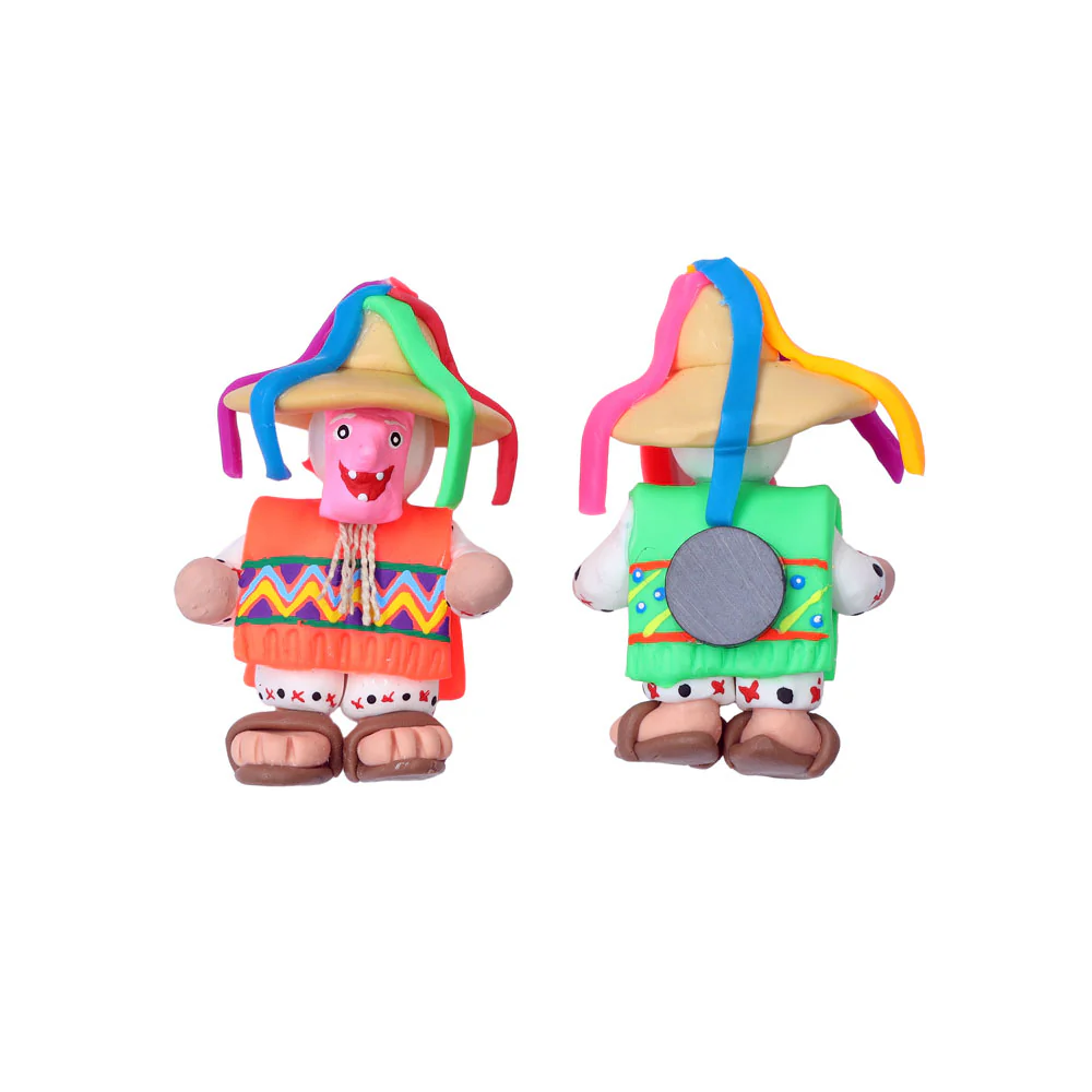 Cold Porcelain Clay Danza de Los Viejitos Magnet - Image 3