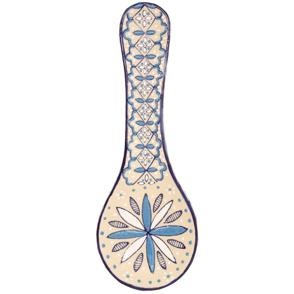 Coyoacán Hand-Painted Ceramic Spoon Rest - Image 6