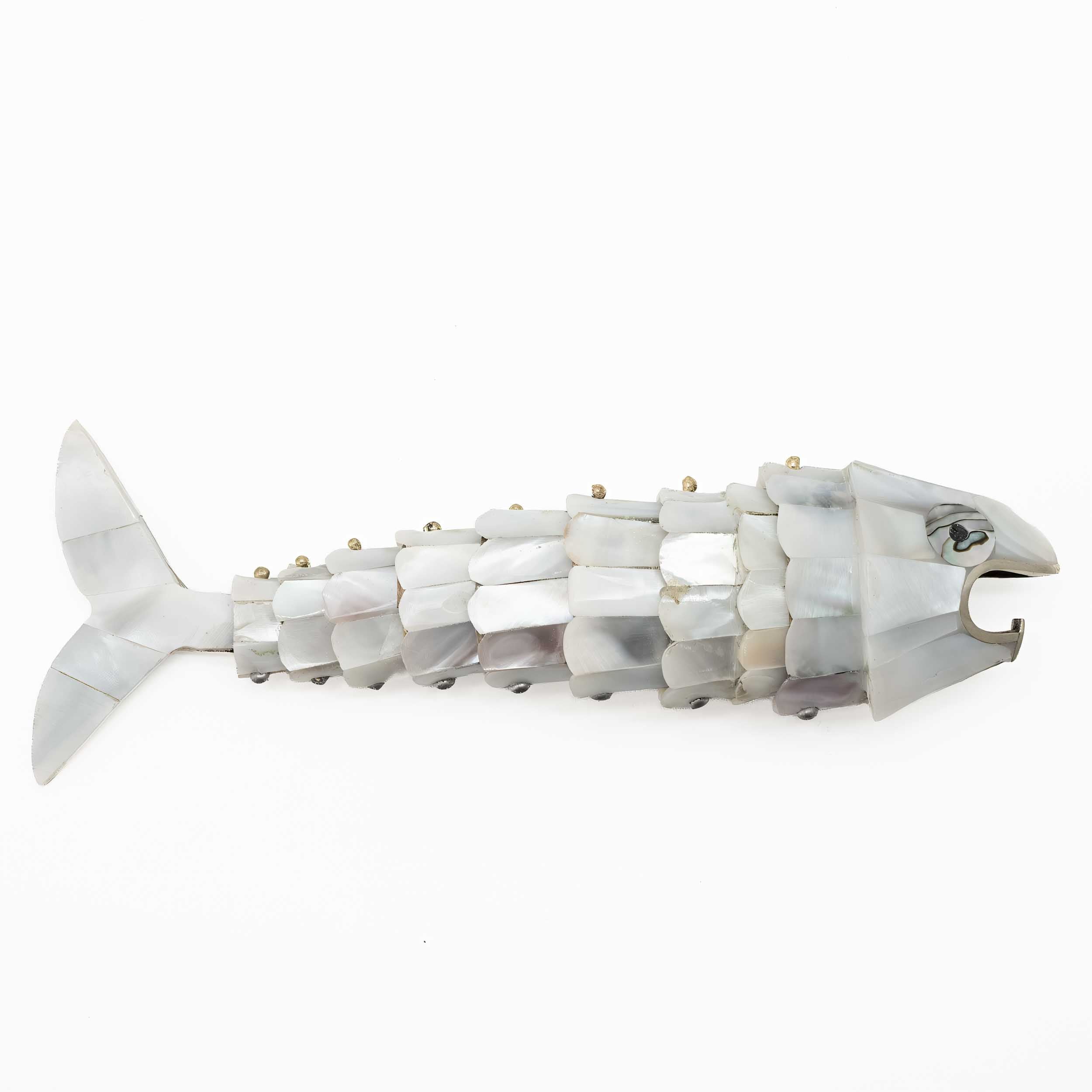 White Abalone Shell Fish Bottle Opener - Image 10