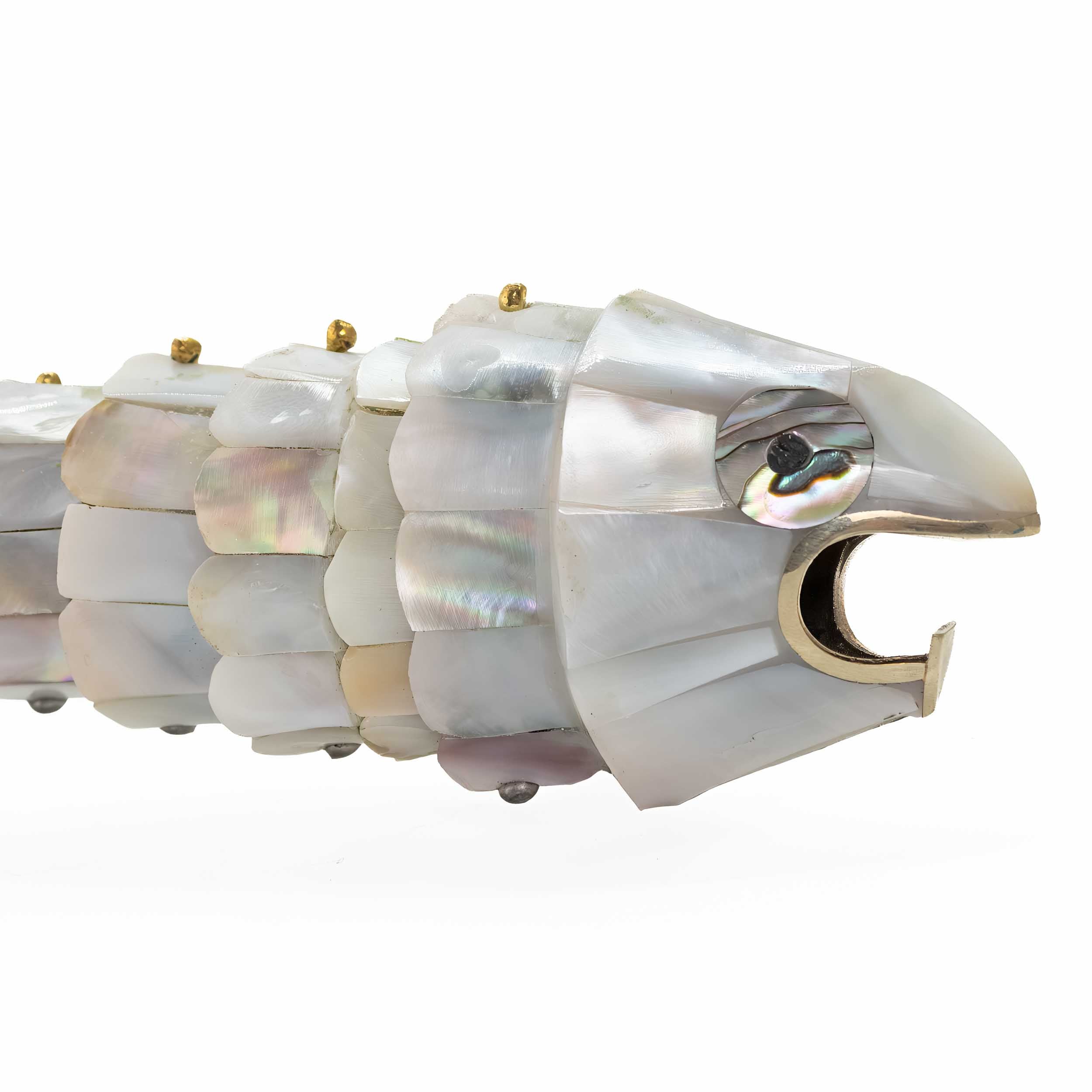 White Abalone Shell Fish Bottle Opener - Image 11