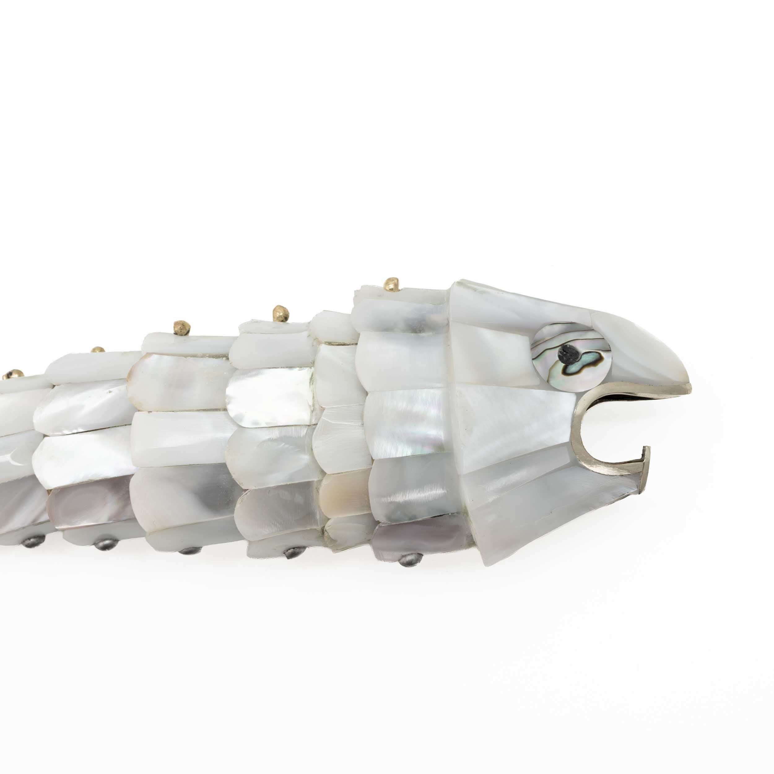 White Abalone Shell Fish Bottle Opener - Image 9