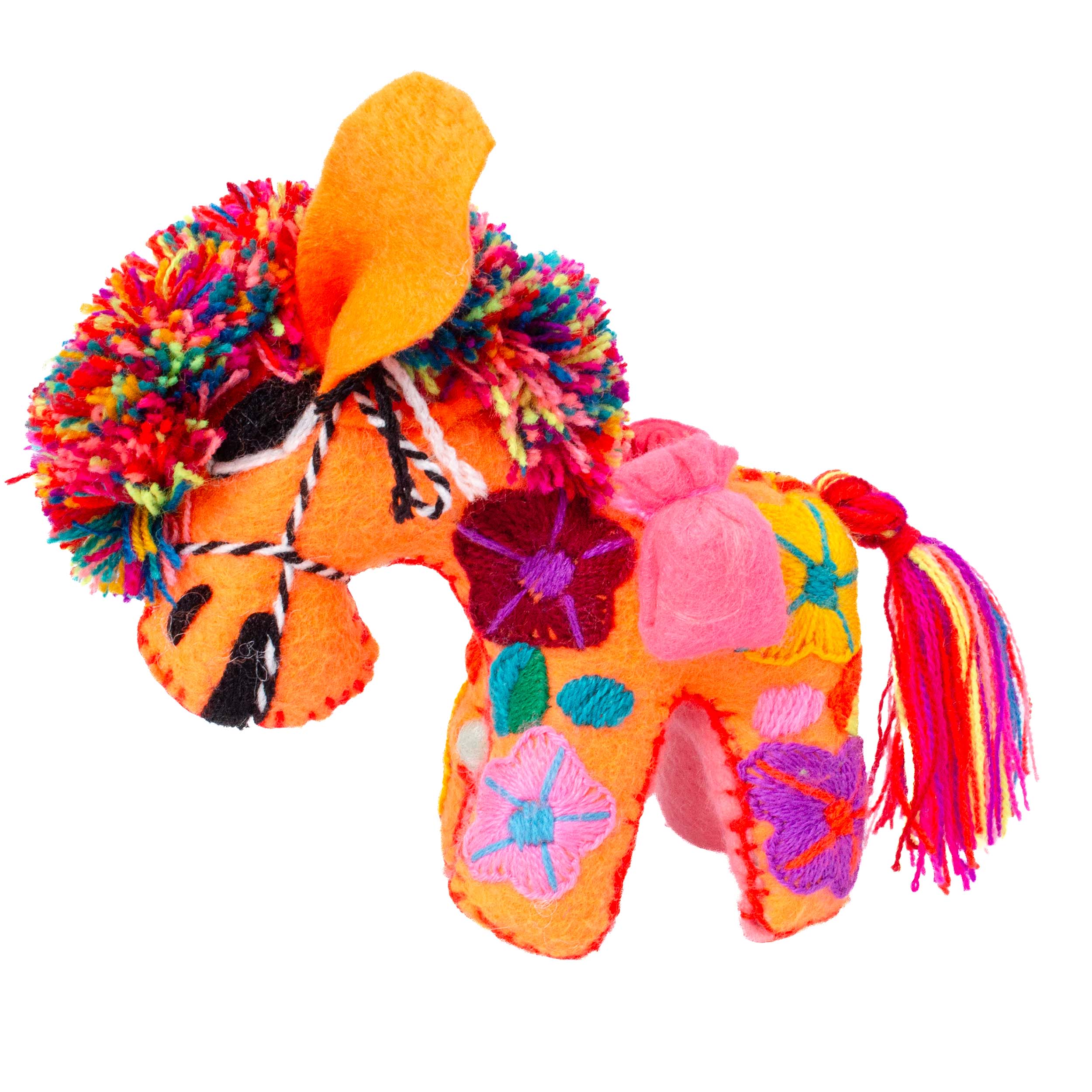 Donkey Hand-Embroidered Stuffed Animal - Image 17