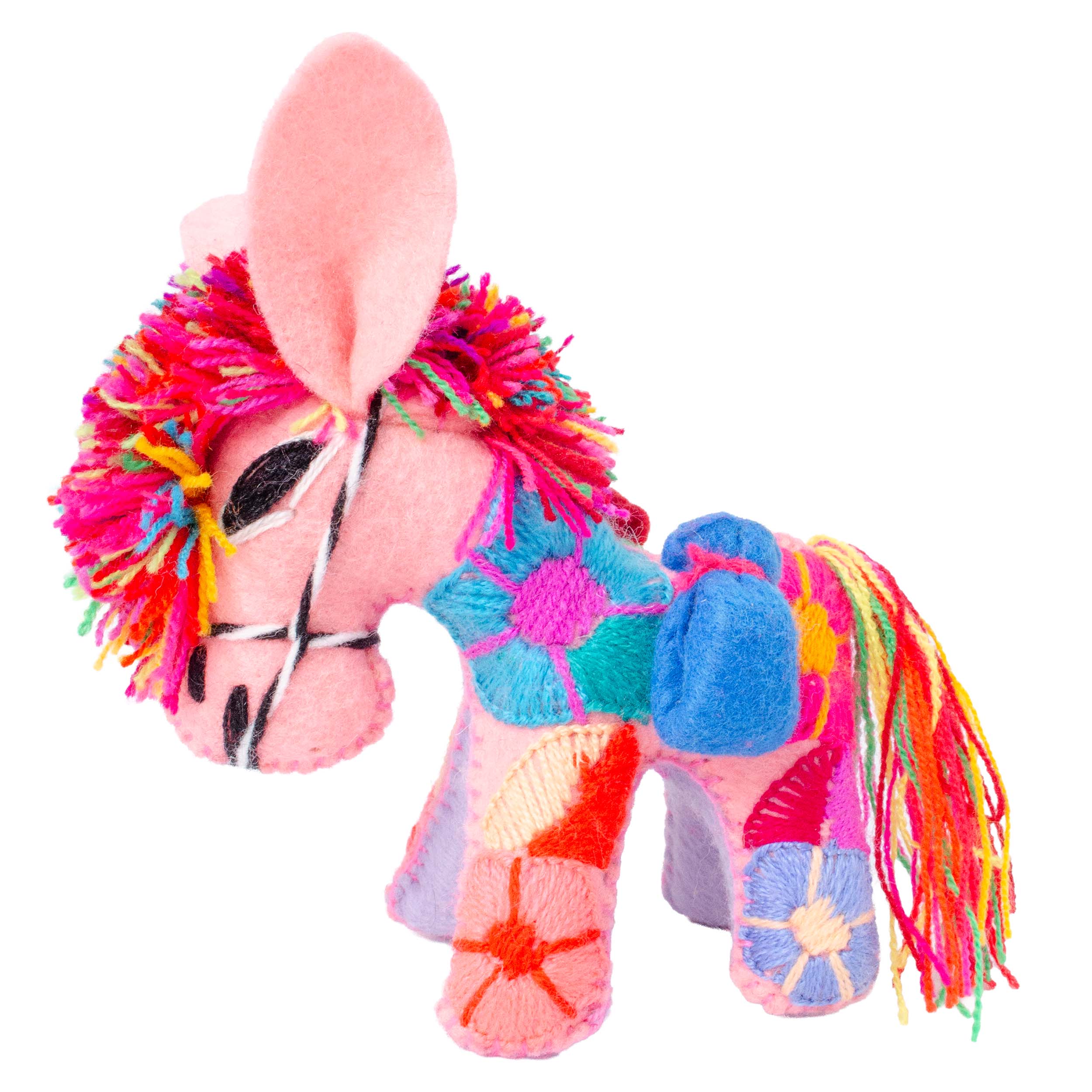 Donkey Hand-Embroidered Stuffed Animal - Image 18
