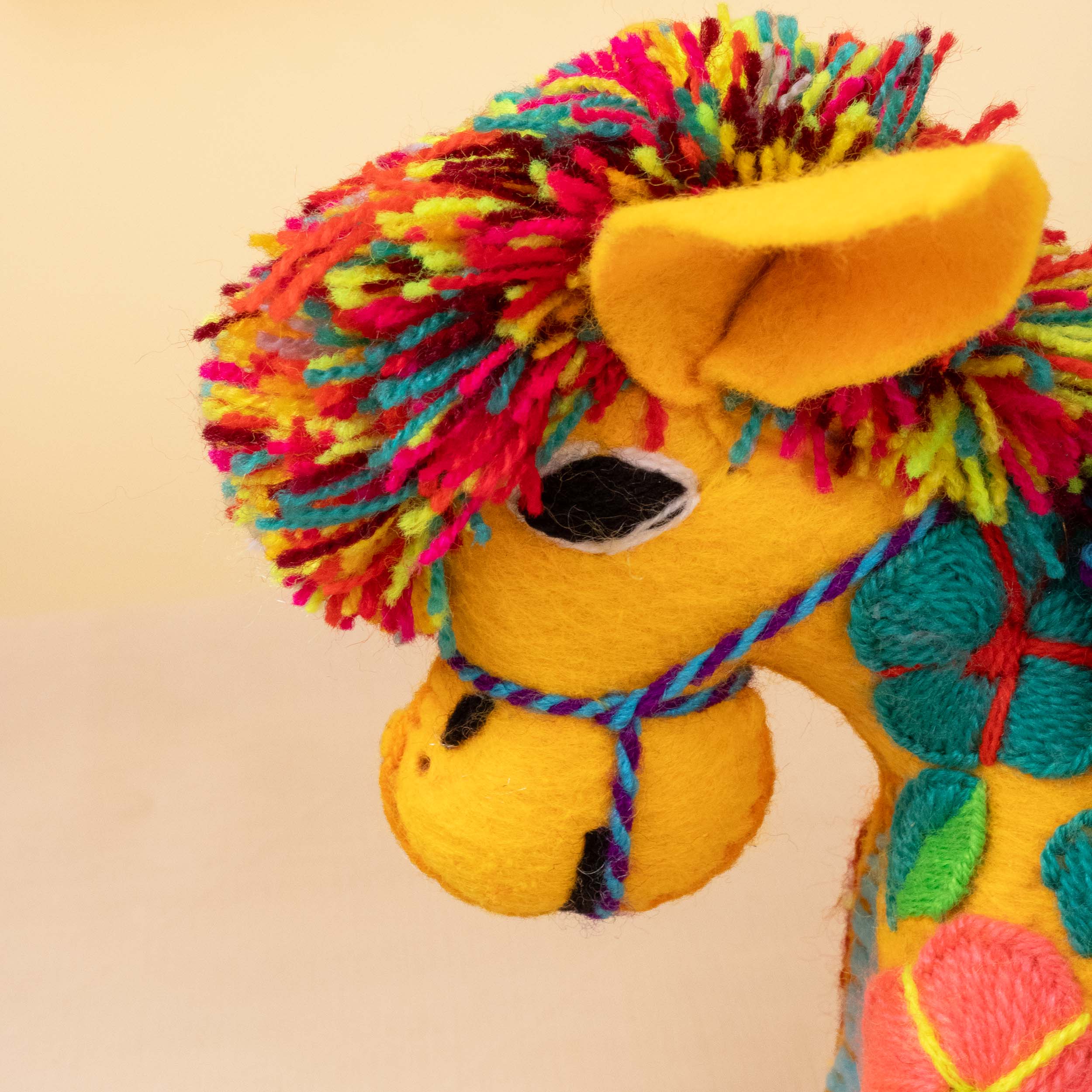 Donkey Hand-Embroidered Stuffed Animal - Image 21