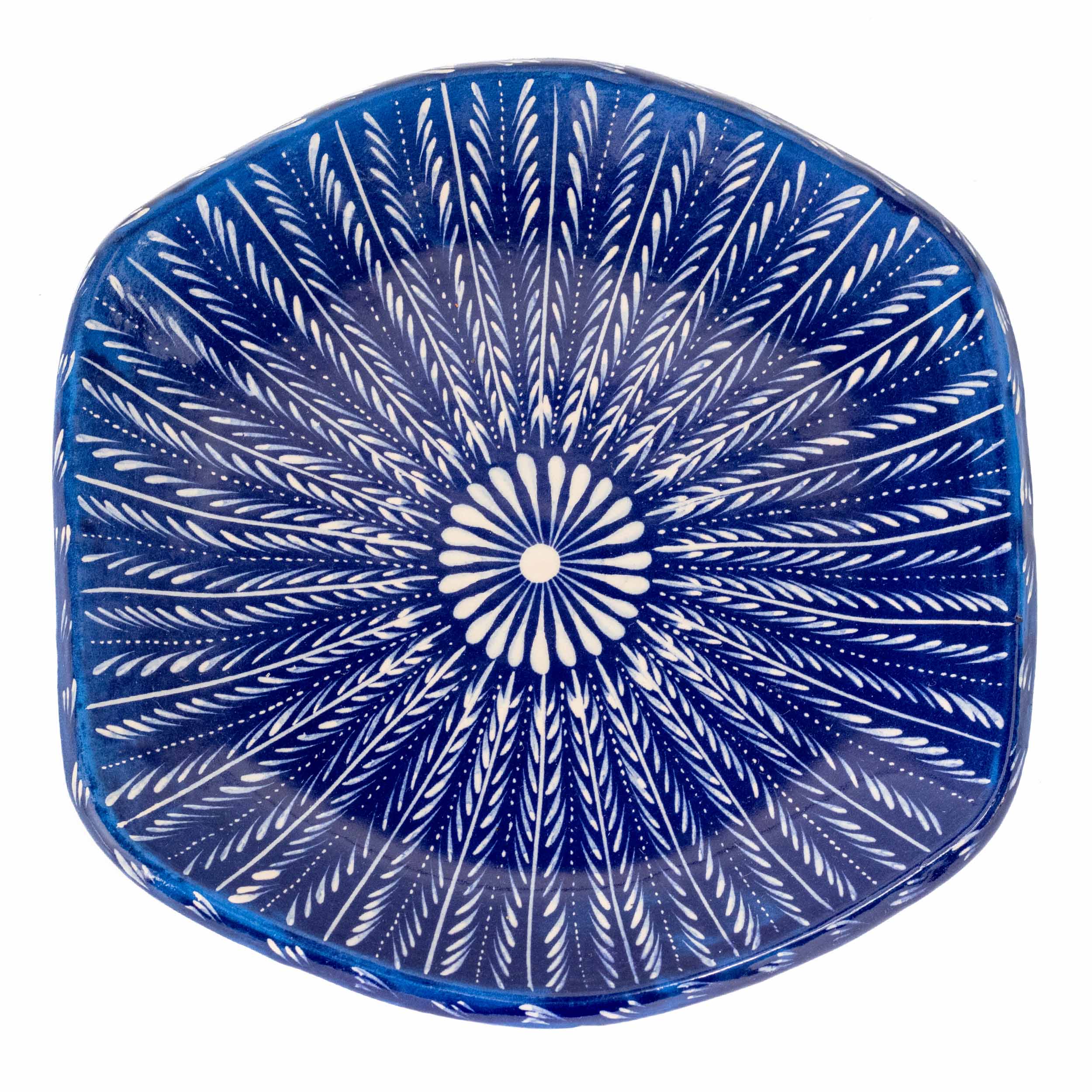 Feathered Mandala Capula Hexagonal Plate - Image 8