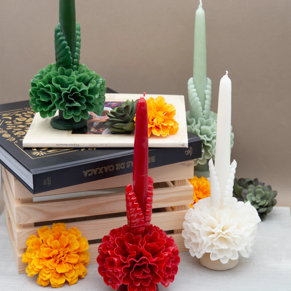 Flores de Teotitlán Clavel Candle - Image 5