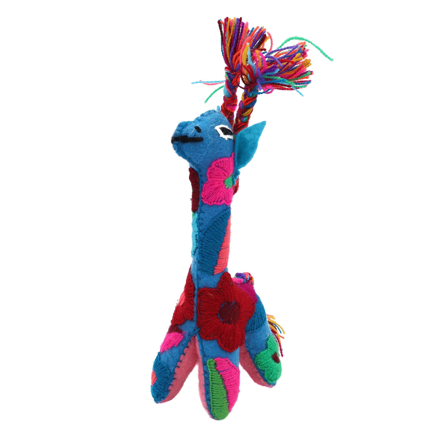 Giraffe Hand-Embroidered Stuffed Animal - Image 9