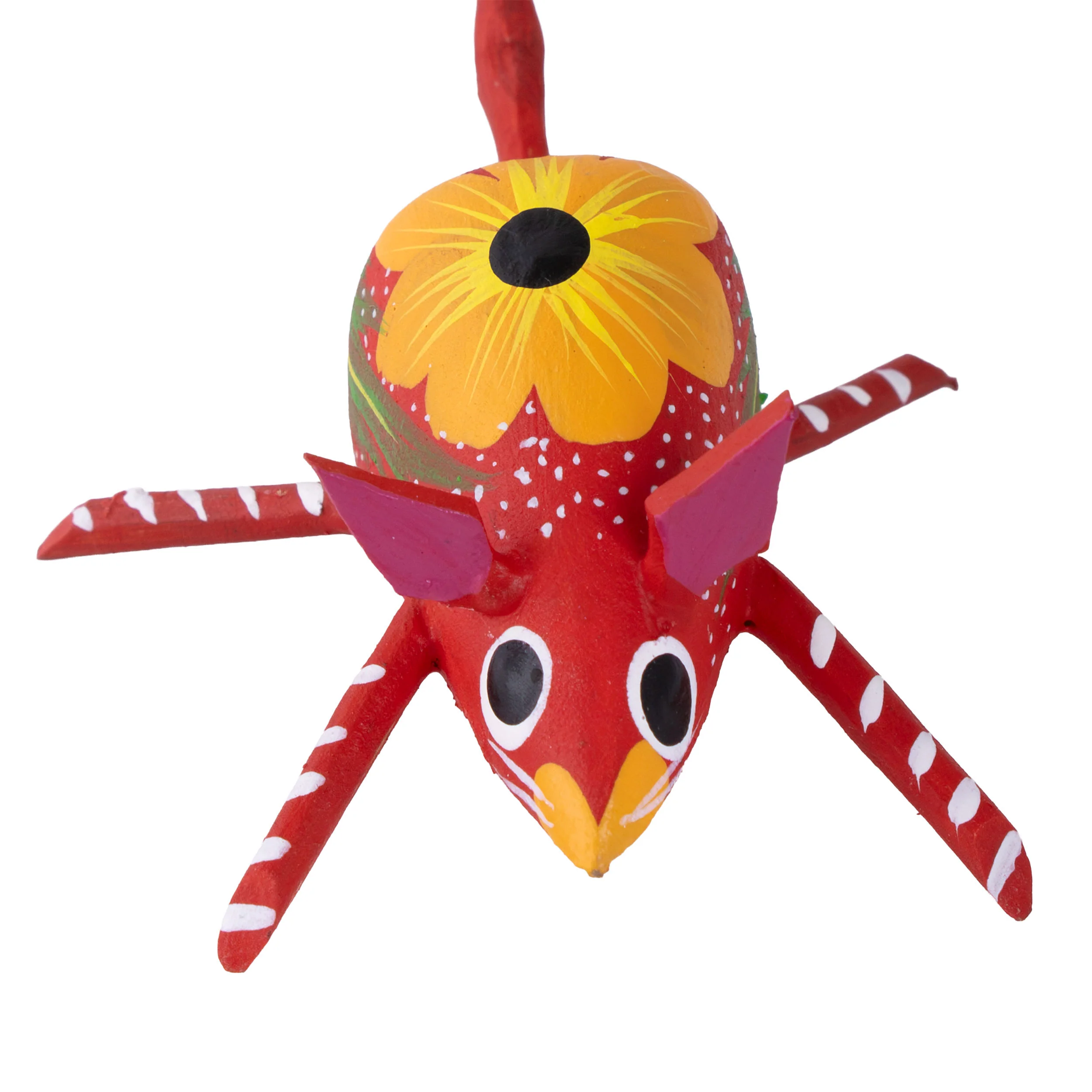 Hand Painted Mouse Wooden Figurine - Image 5