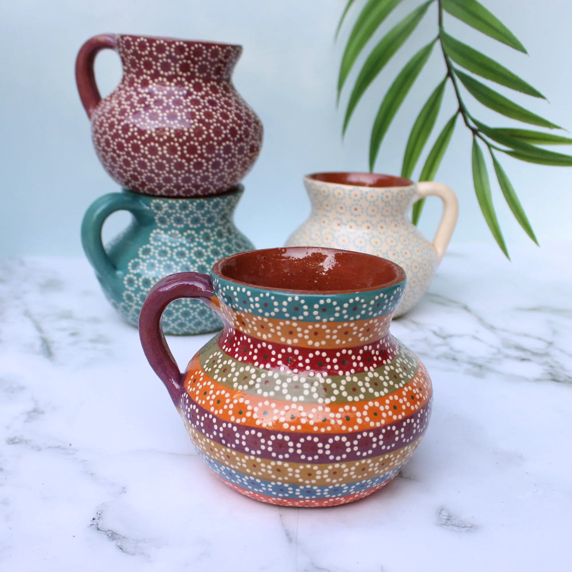 Jarrito from Capula Hand-Painted Clay Mug - Image 4