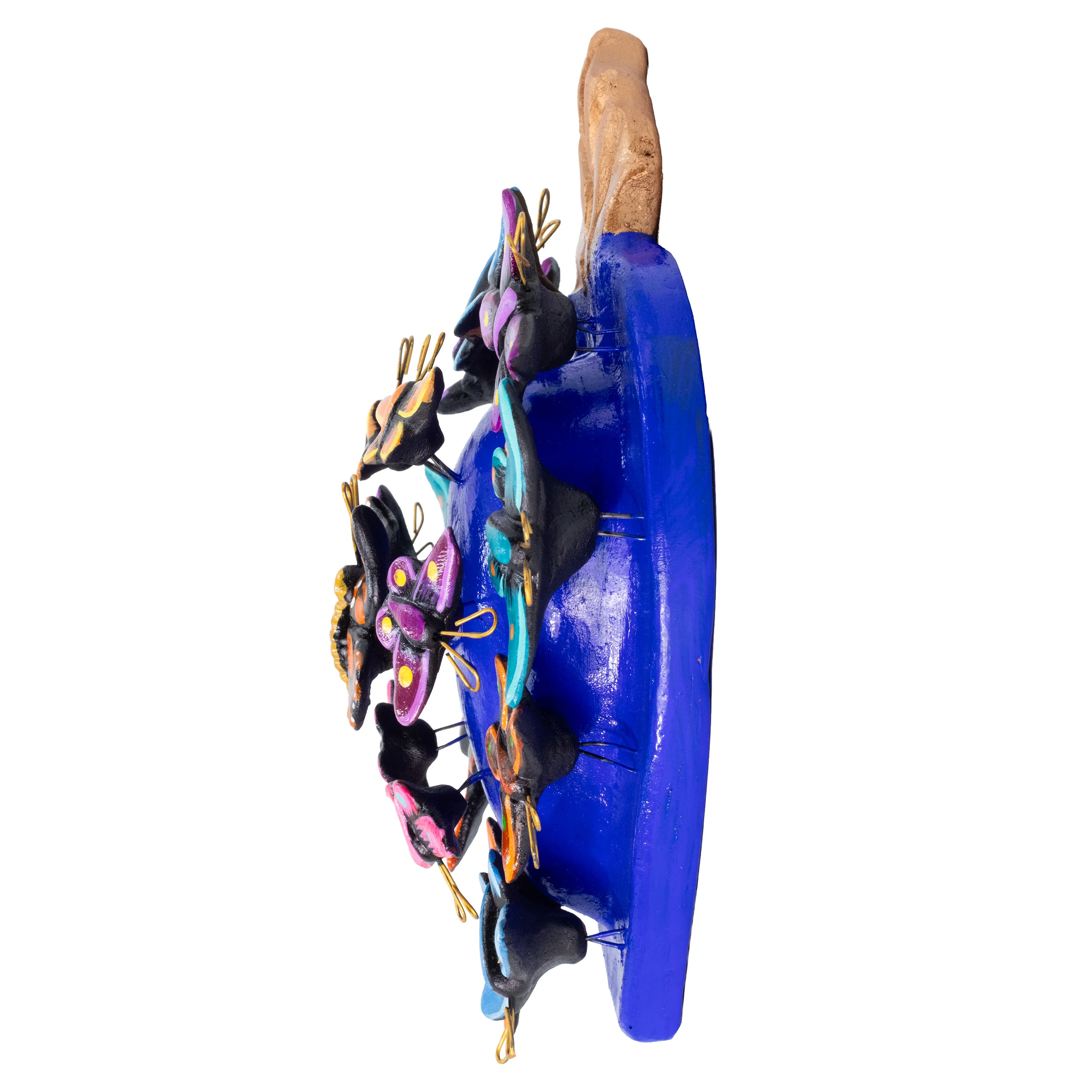 Kaleidoscope Heart - Clay Heart with Butterflies - Image 6