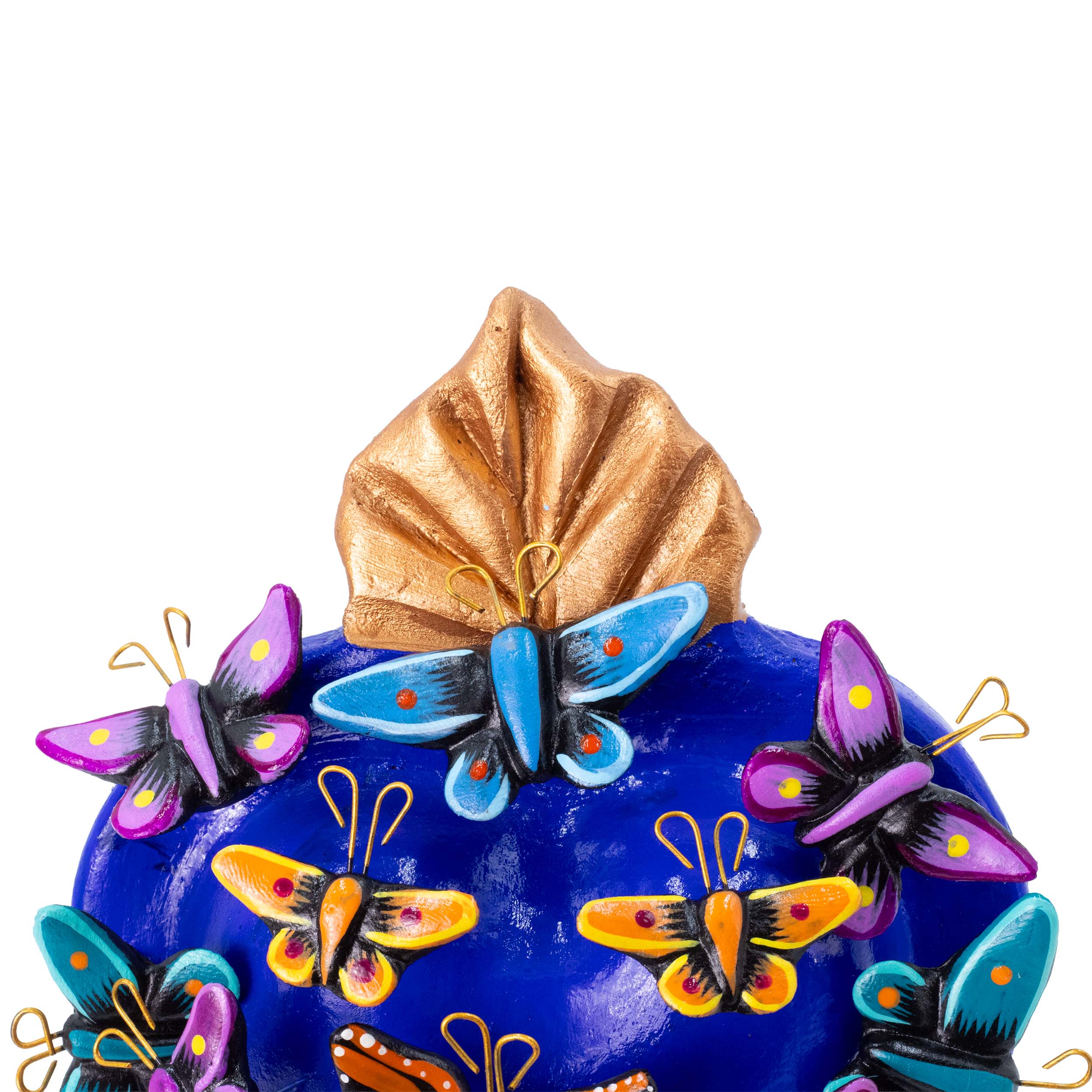 Kaleidoscope Heart - Clay Heart with Butterflies - Image 7