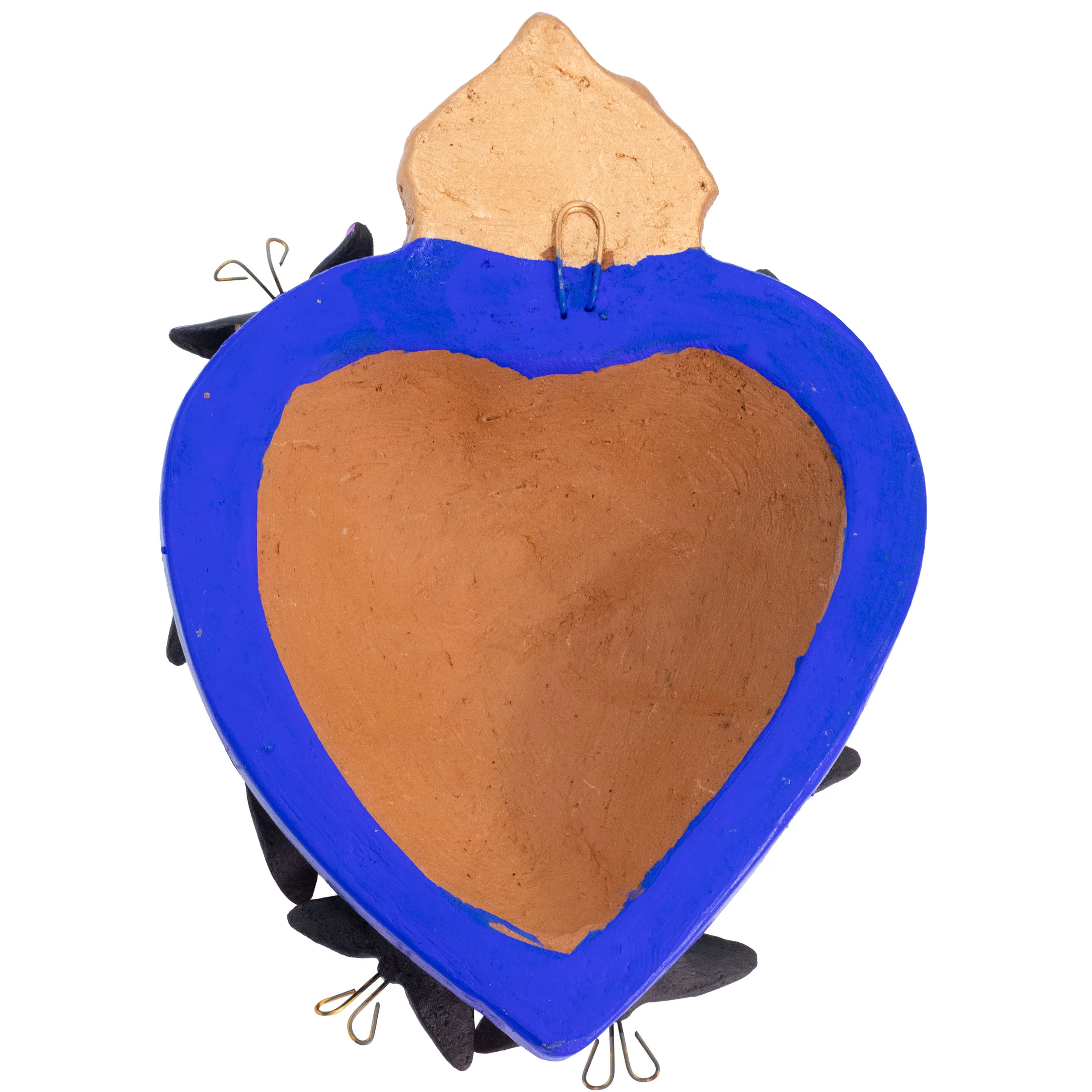 Kaleidoscope Heart - Clay Heart with Butterflies - Image 8