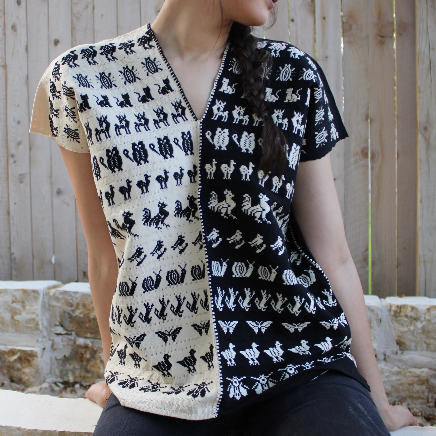 Koots Double Stitching Huipil - Image 6