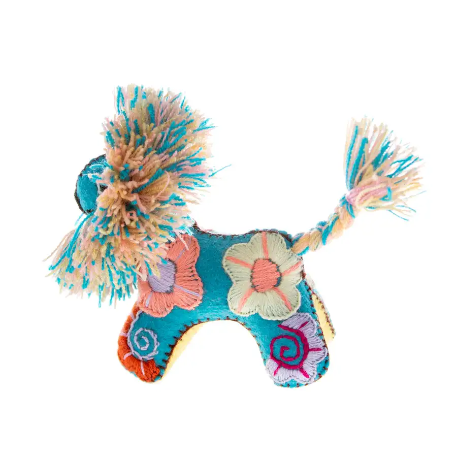 Lion Hand-Embroidered Stuffed Animal - Image 5