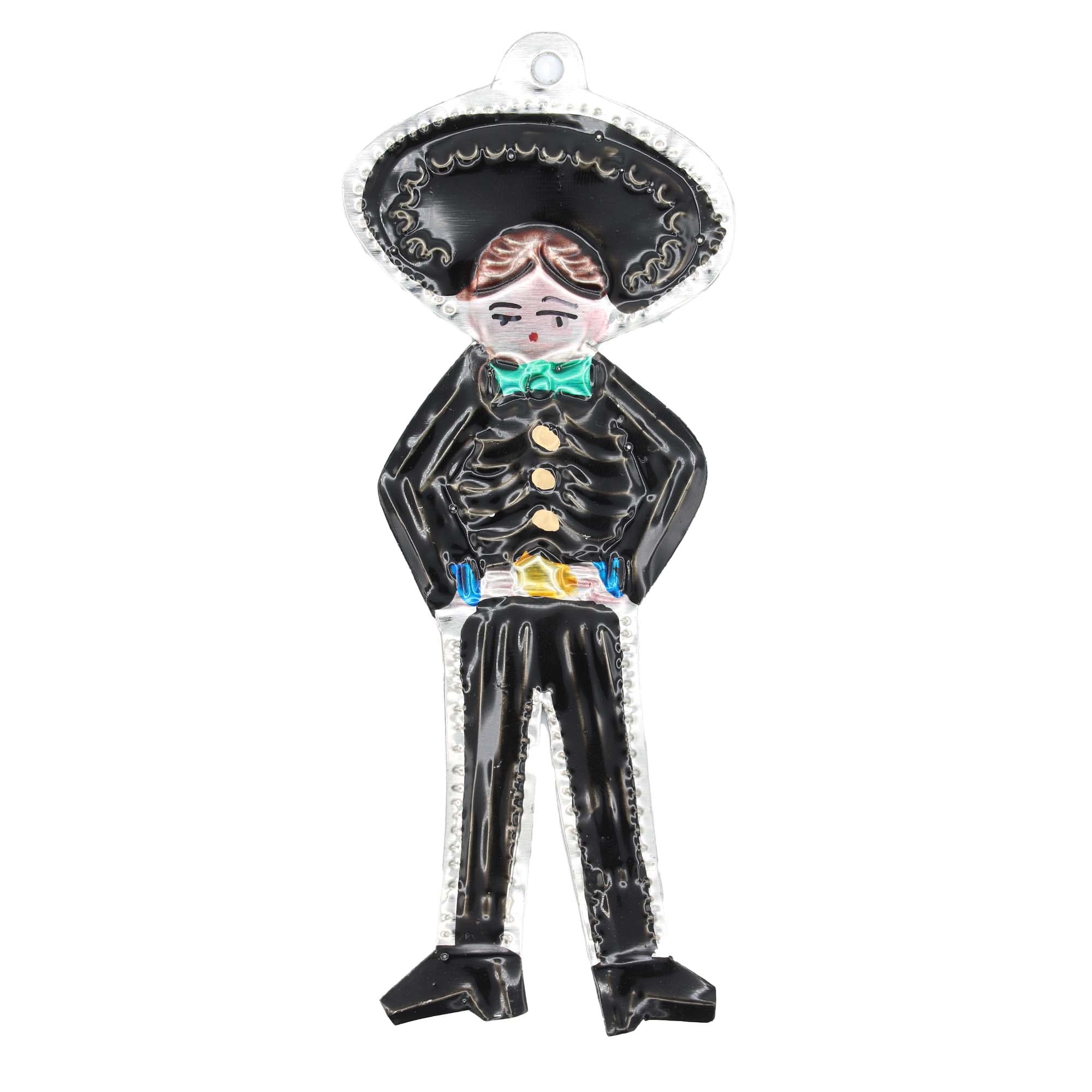 Mariachi Mexican Tin Art Wall Ornament - Image 5