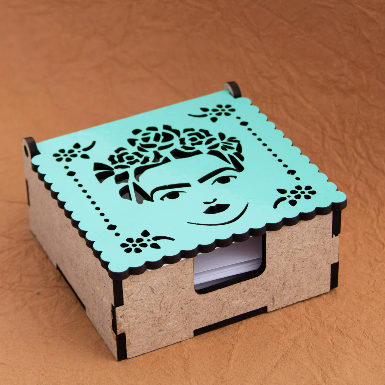 "Papel Picado" Memo Note Holder Box - Image 8