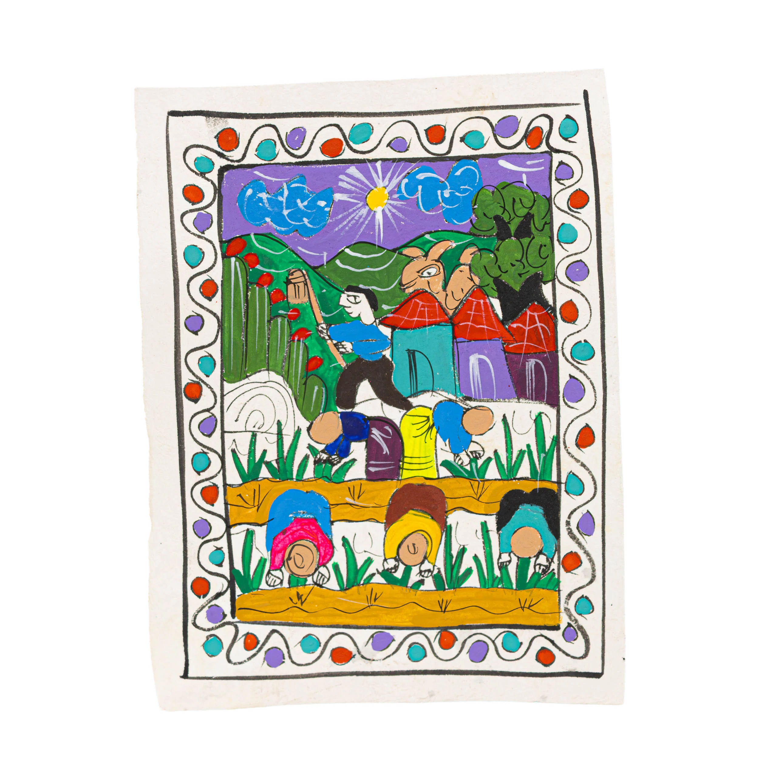 Mini Papel Amate Storytelling Paintings by María - Image 22