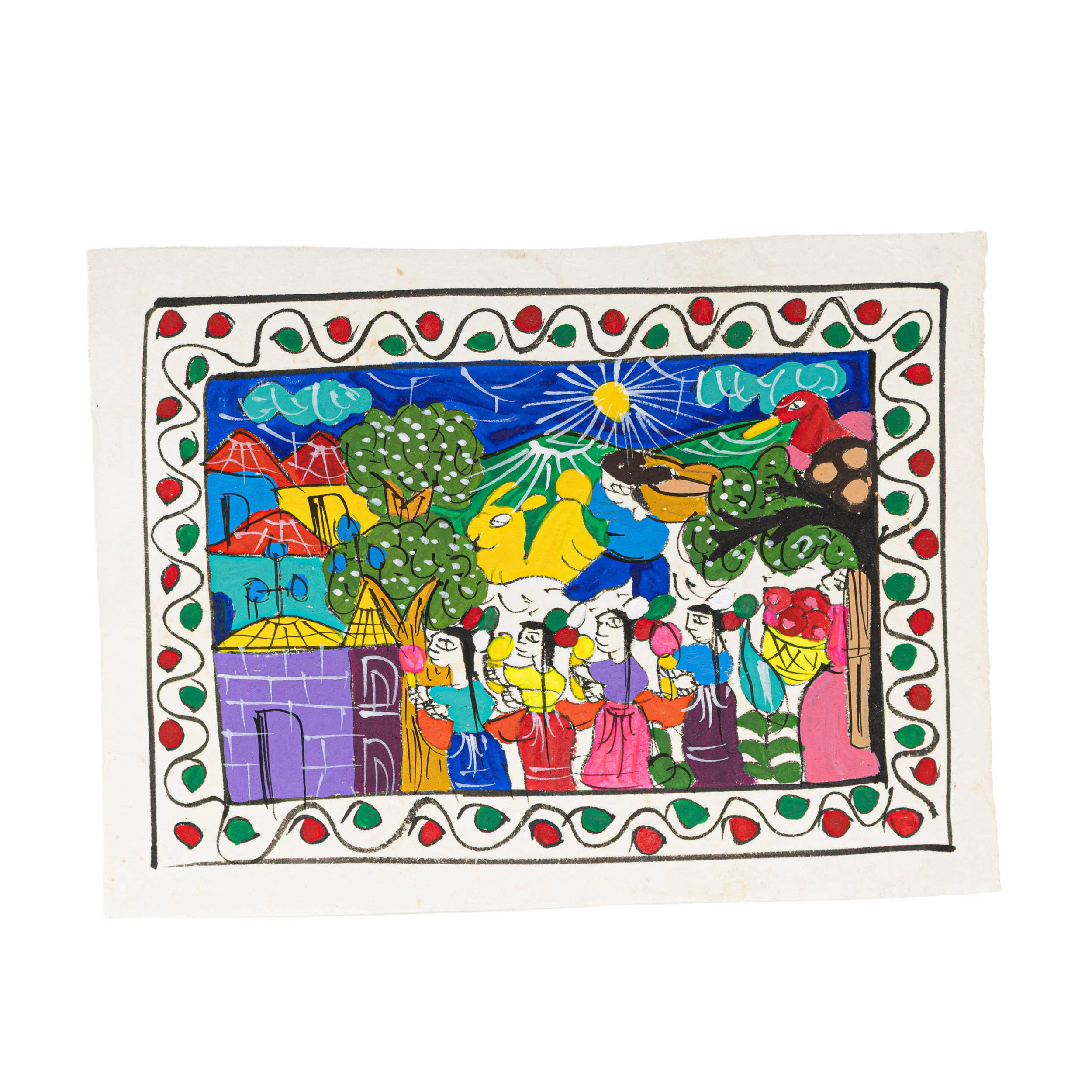 Mini Papel Amate Storytelling Paintings by María - Image 29