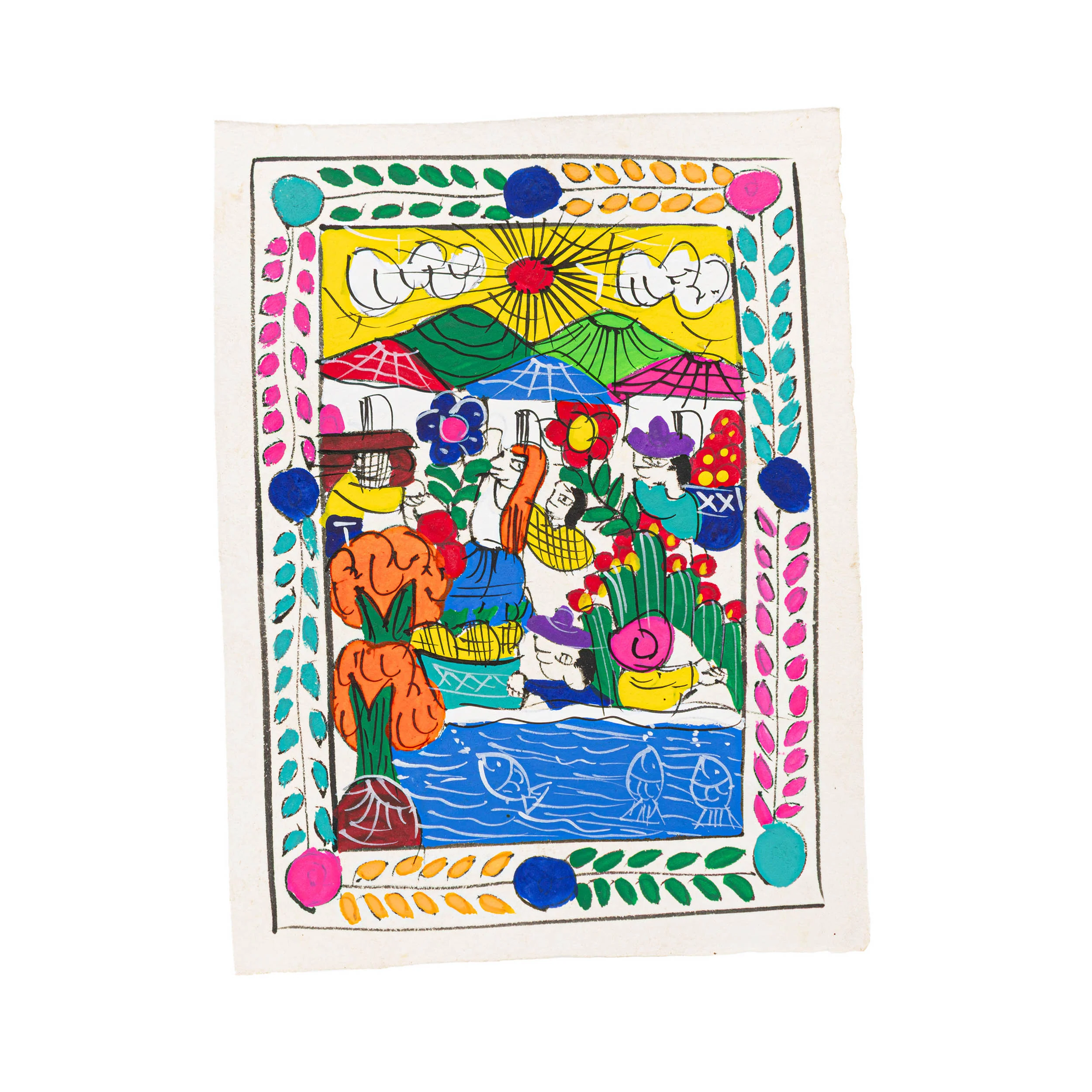 Mini Papel Amate Storytelling Paintings by María - Image 32