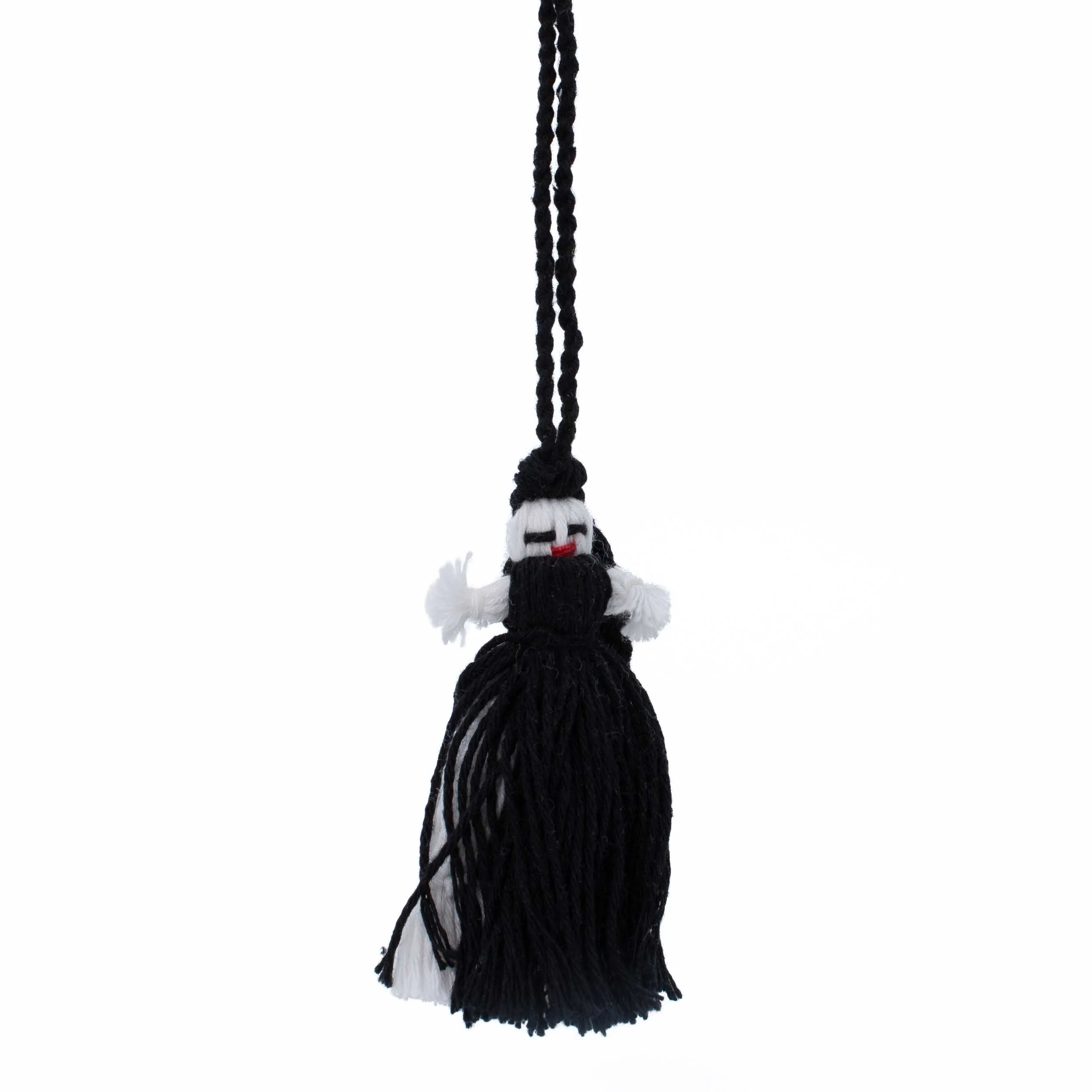 Mini Retazos Mexican Yarn Doll PomPom - Image 14