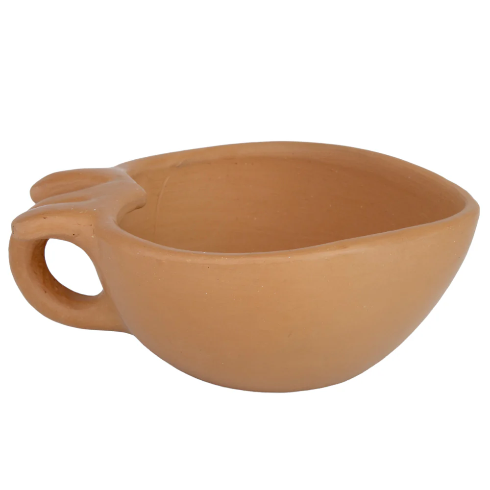 Natural Clay Heart Mug - Image 5