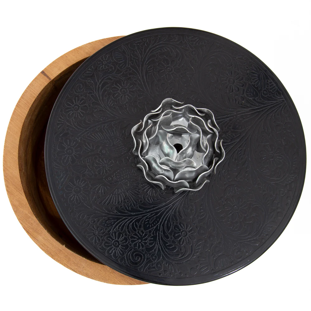 Tortillero Olinalá / Handmade Solid Wood Parota Basket - Image 12