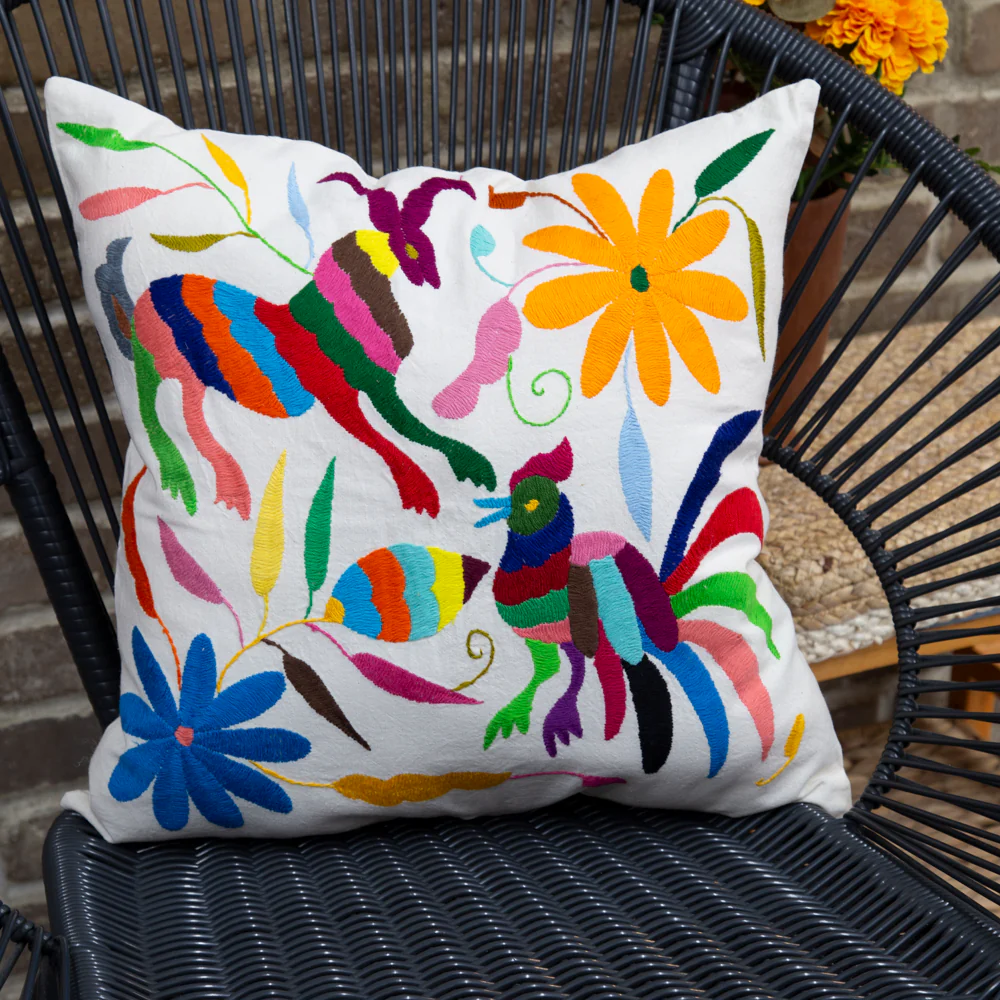 Otomí Hand-Embroidered Pillow Covers - Image 23