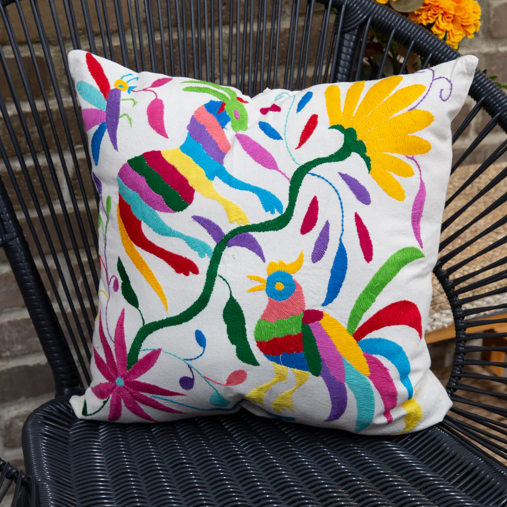 Otomí Hand-Embroidered Pillow Covers - Image 25