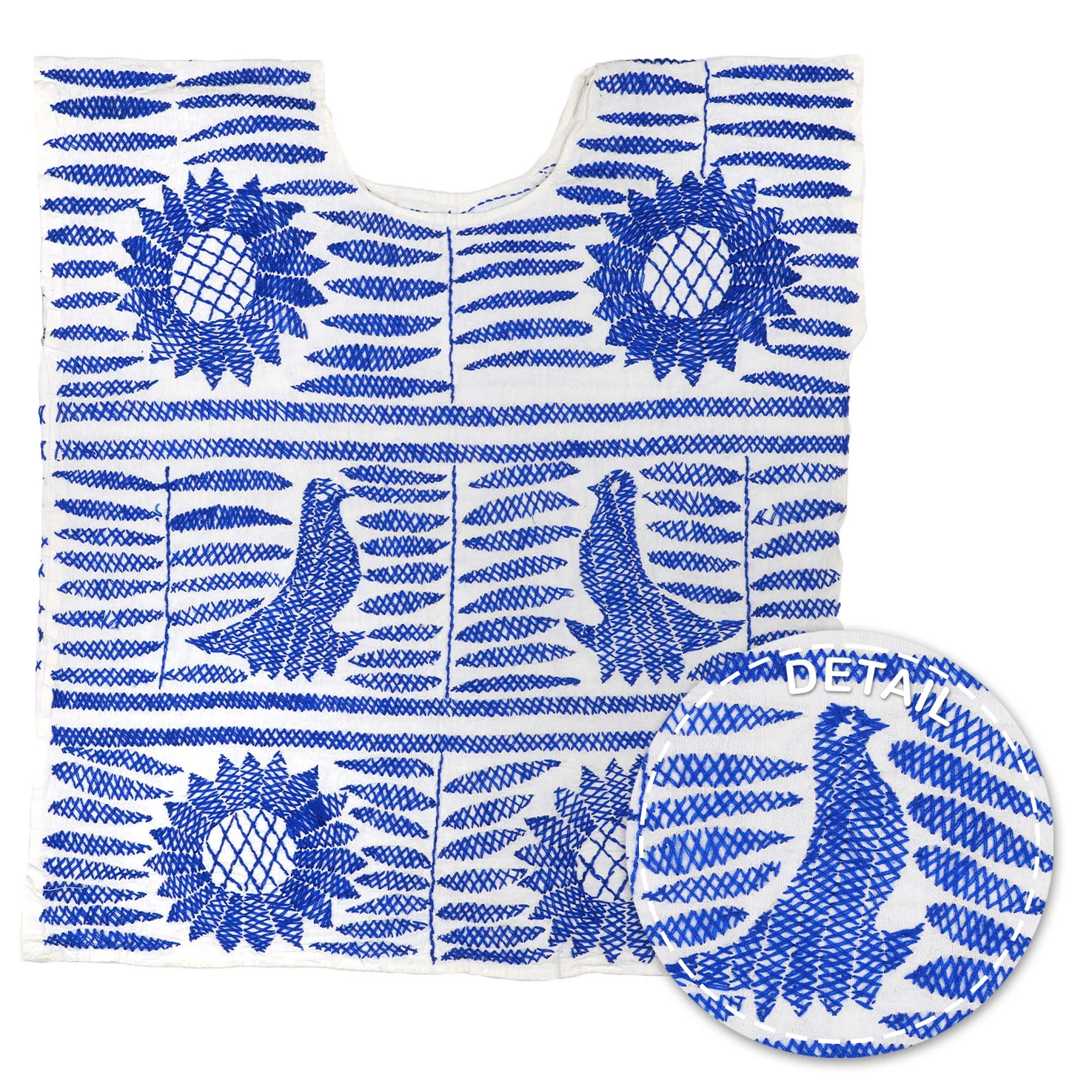 Stitched Palmita Hand-Embroidered Blouse - Image 10
