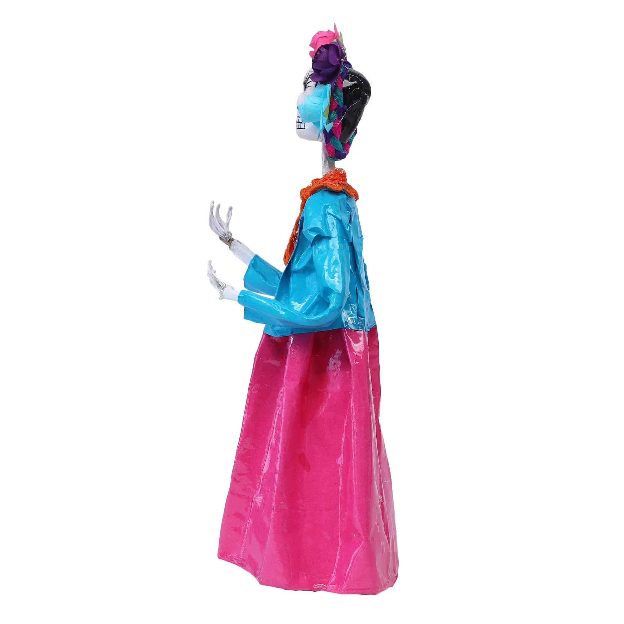 Papier-Mâché Frida Catrina Sculpture - Image 5