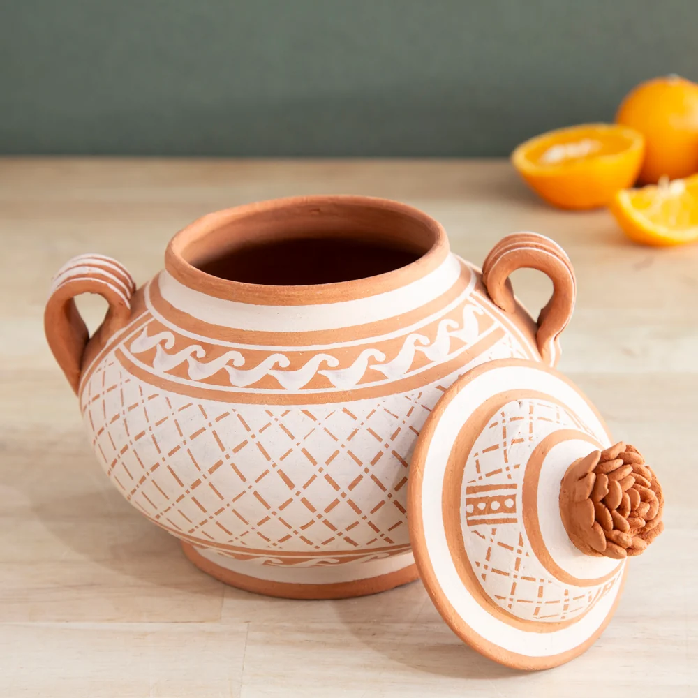 Patamban Hand-Painted Floral Sugar Bowl - Image 3
