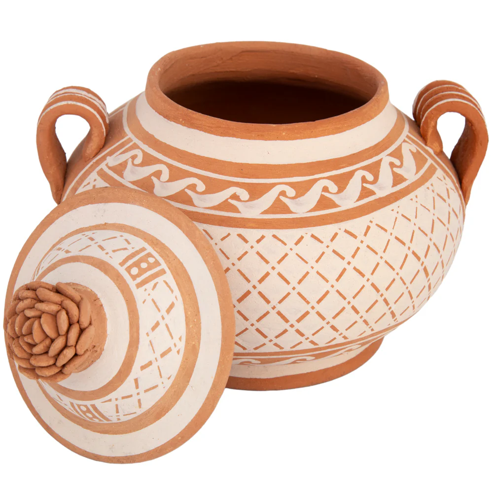 Patamban Hand-Painted Floral Sugar Bowl - Image 5