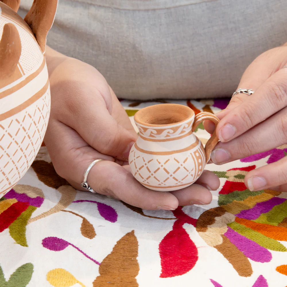 Patamban Ponchera, Vase with Mini Mug - Image 6