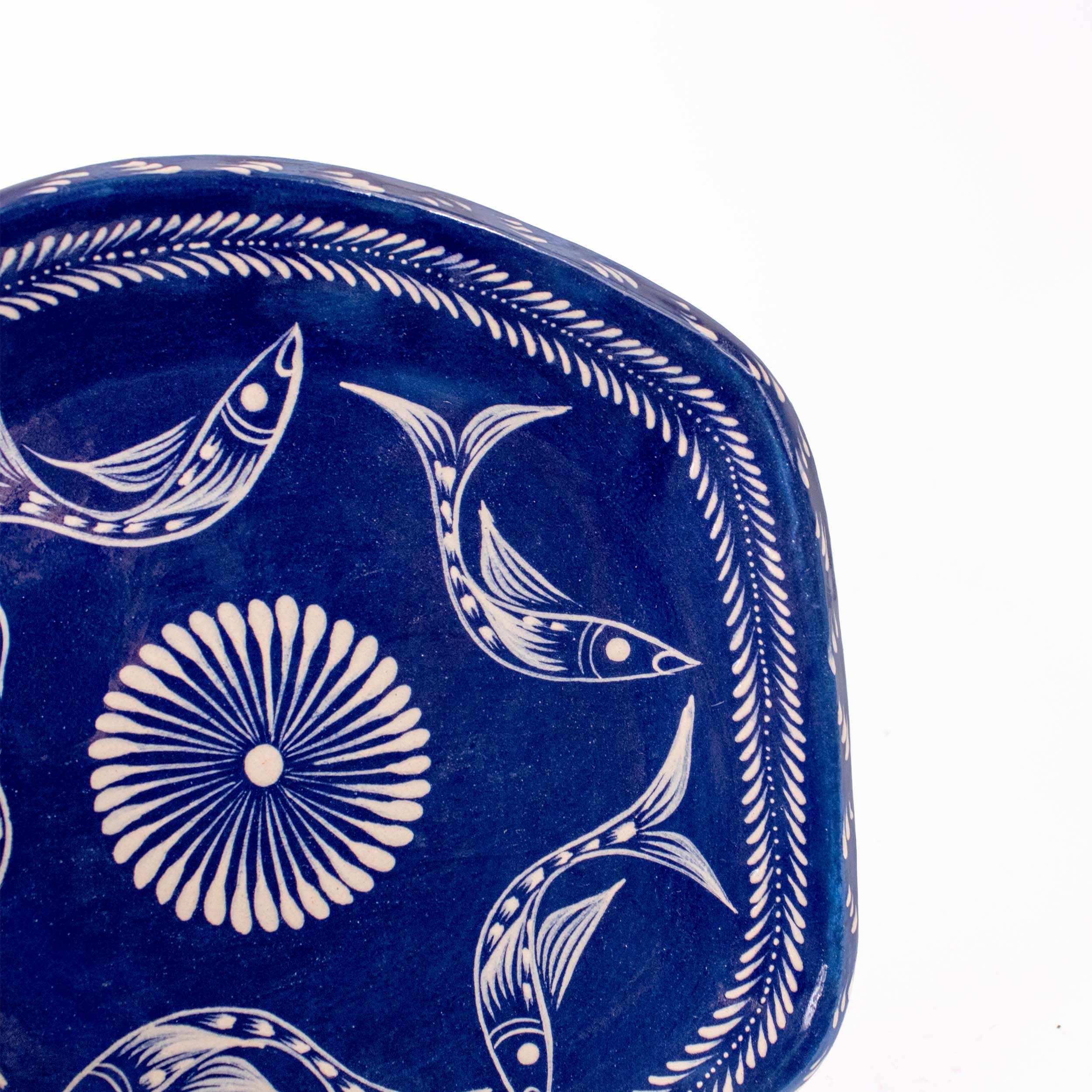 Peces de Capula Hexagonal Dinner Plate - Image 8