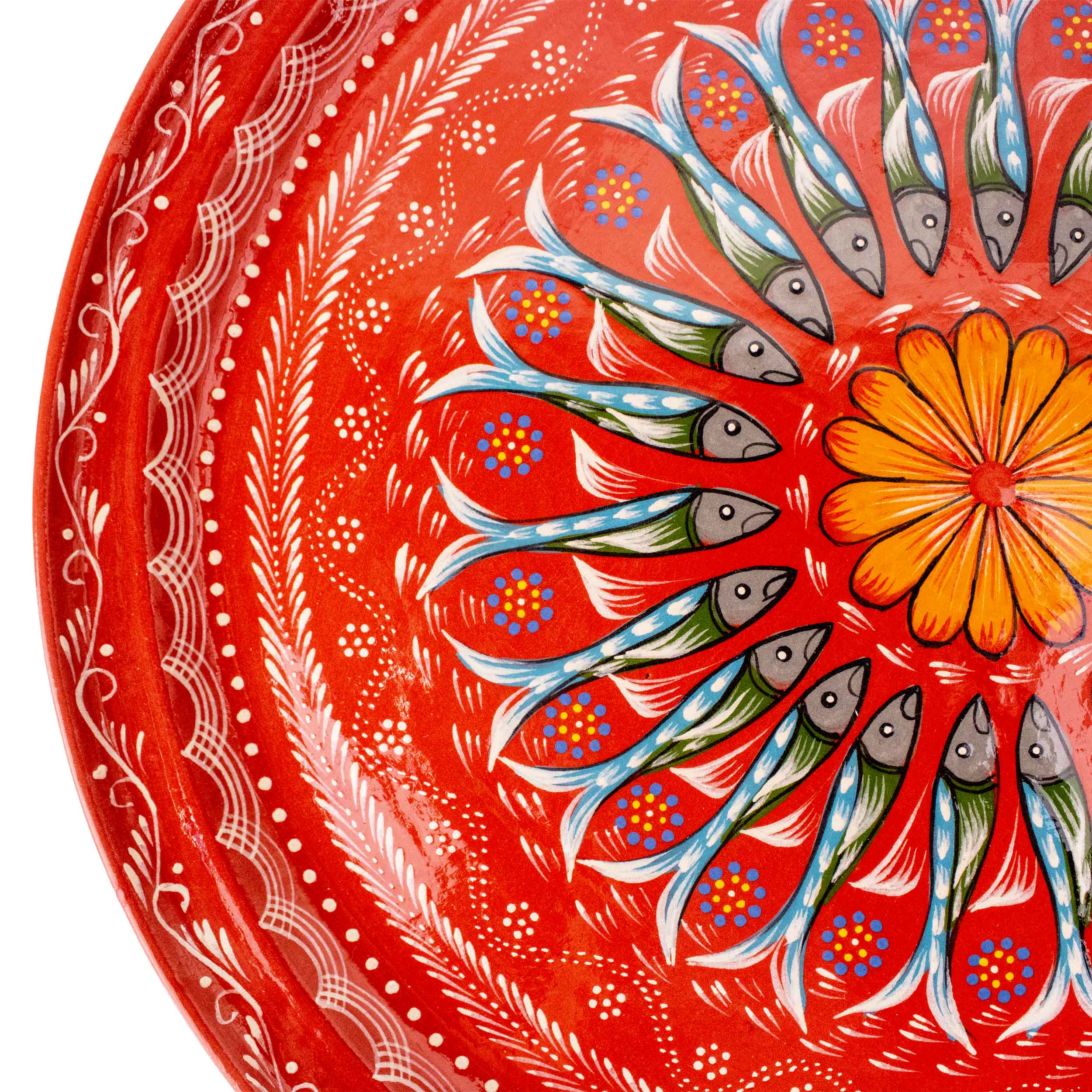 Peces de Capula Mandala Large Serving Platter - Image 6