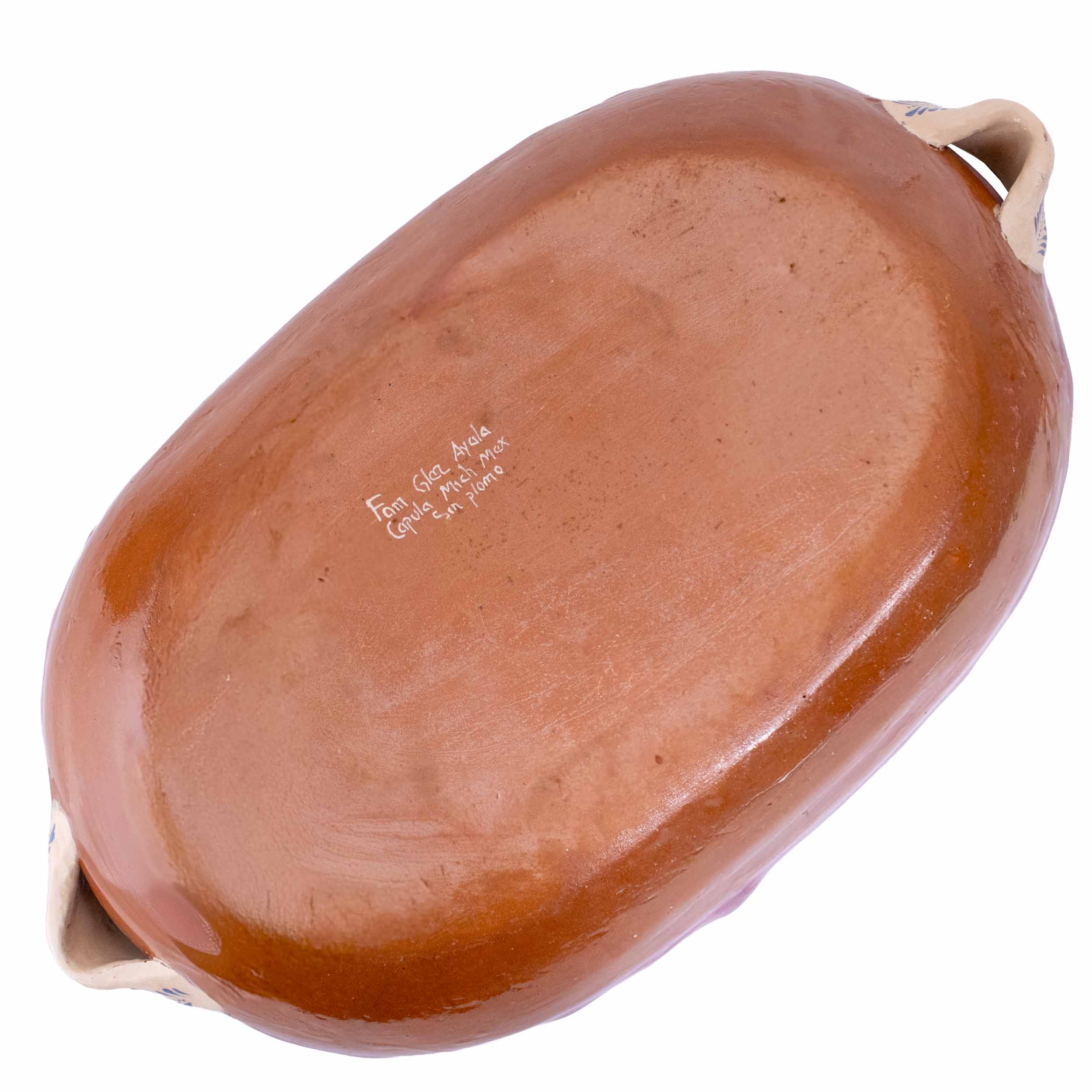 Peces de Capula Scalloped Rim Elongated Oval Tray - Image 4